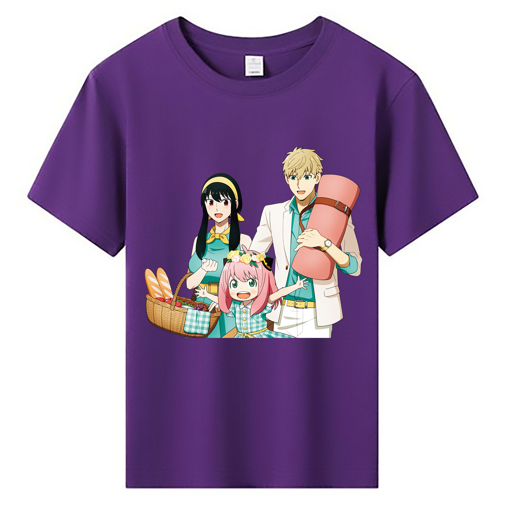 （画像用） SPY×FAMILY间谍家家酒 綿100％キッズTシャツ（フロントプリント）