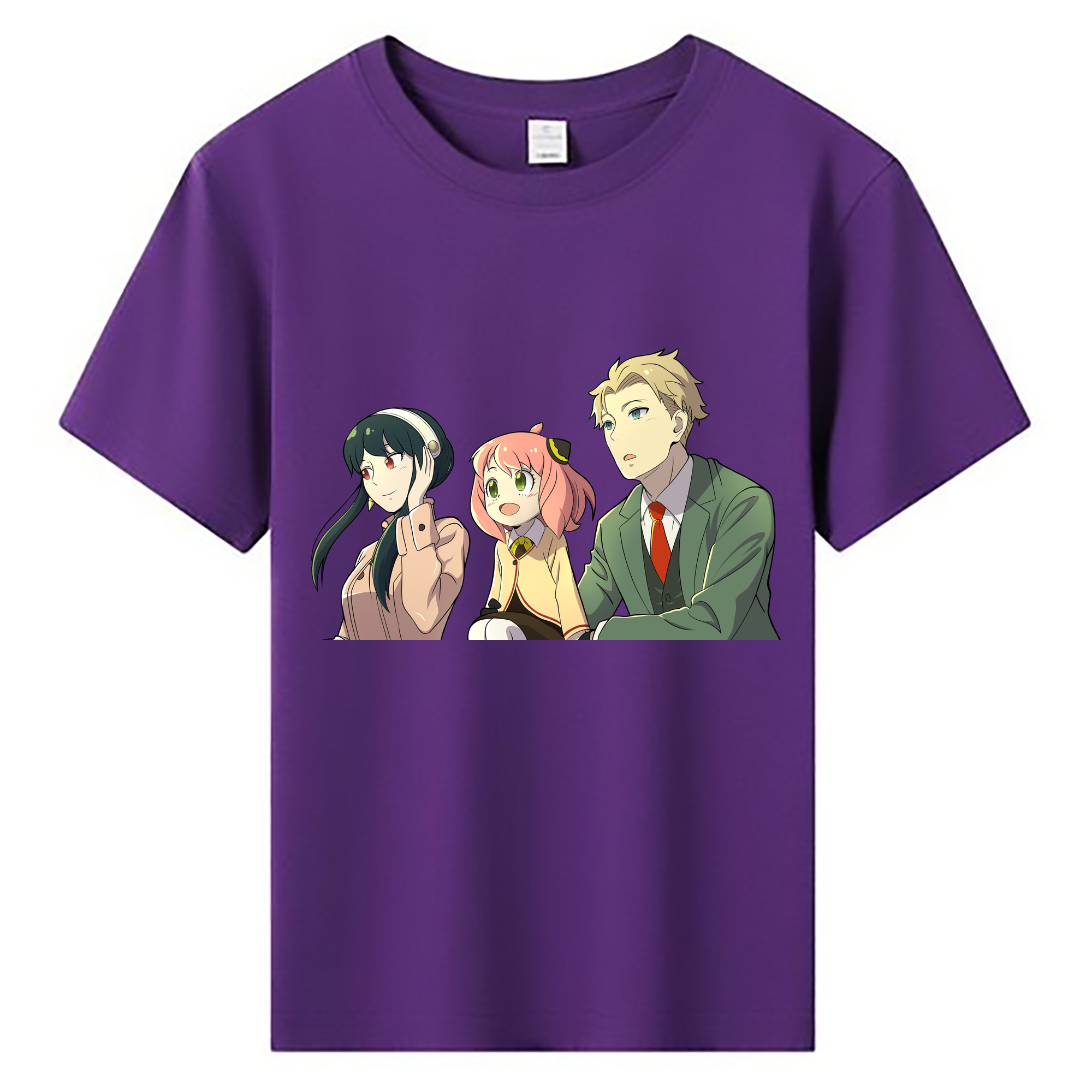 （画像用） SPY×FAMILY间谍家家酒 綿100％キッズTシャツ（フロントプリント）