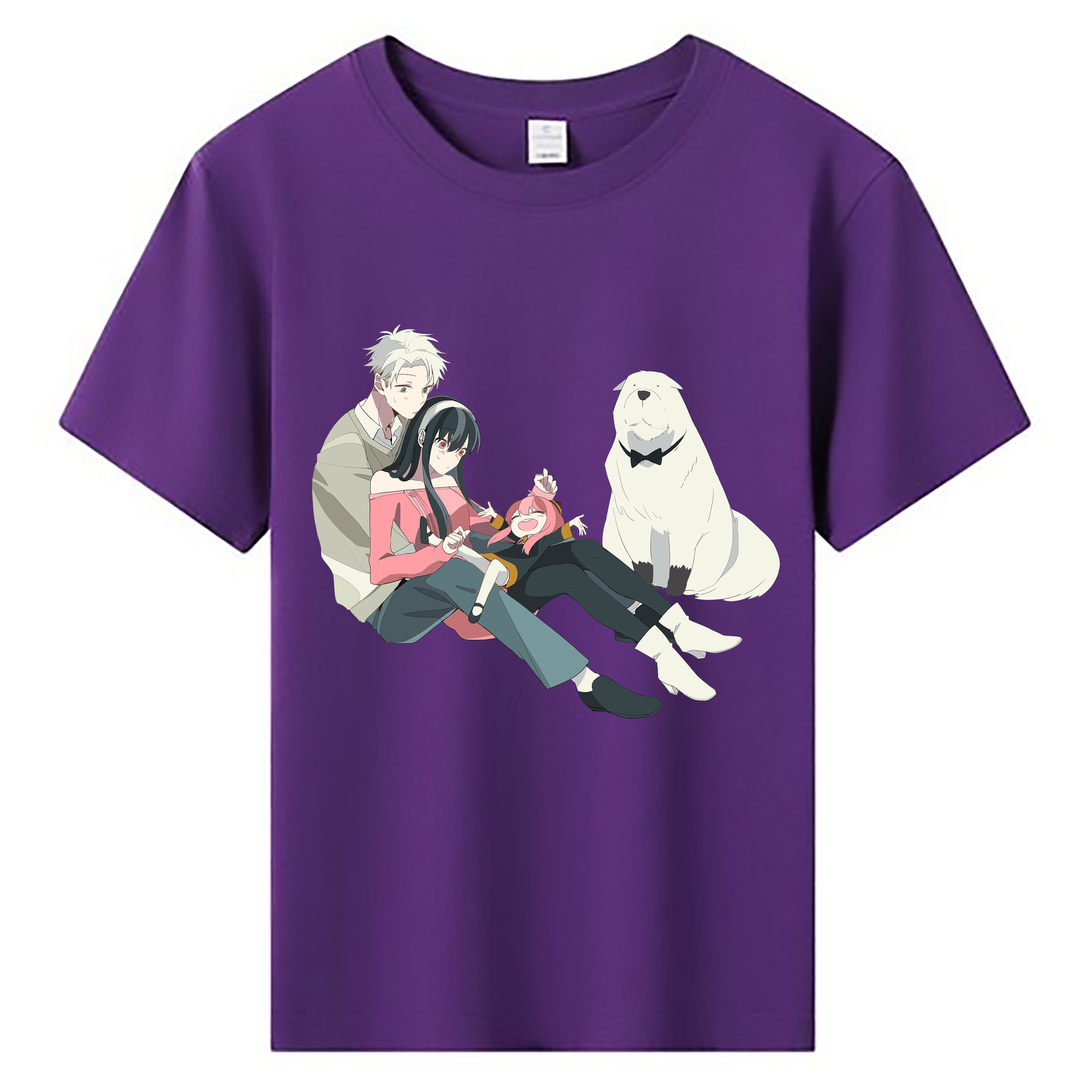 （画像用） SPY×FAMILY间谍家家酒 綿100％キッズTシャツ（フロントプリント）