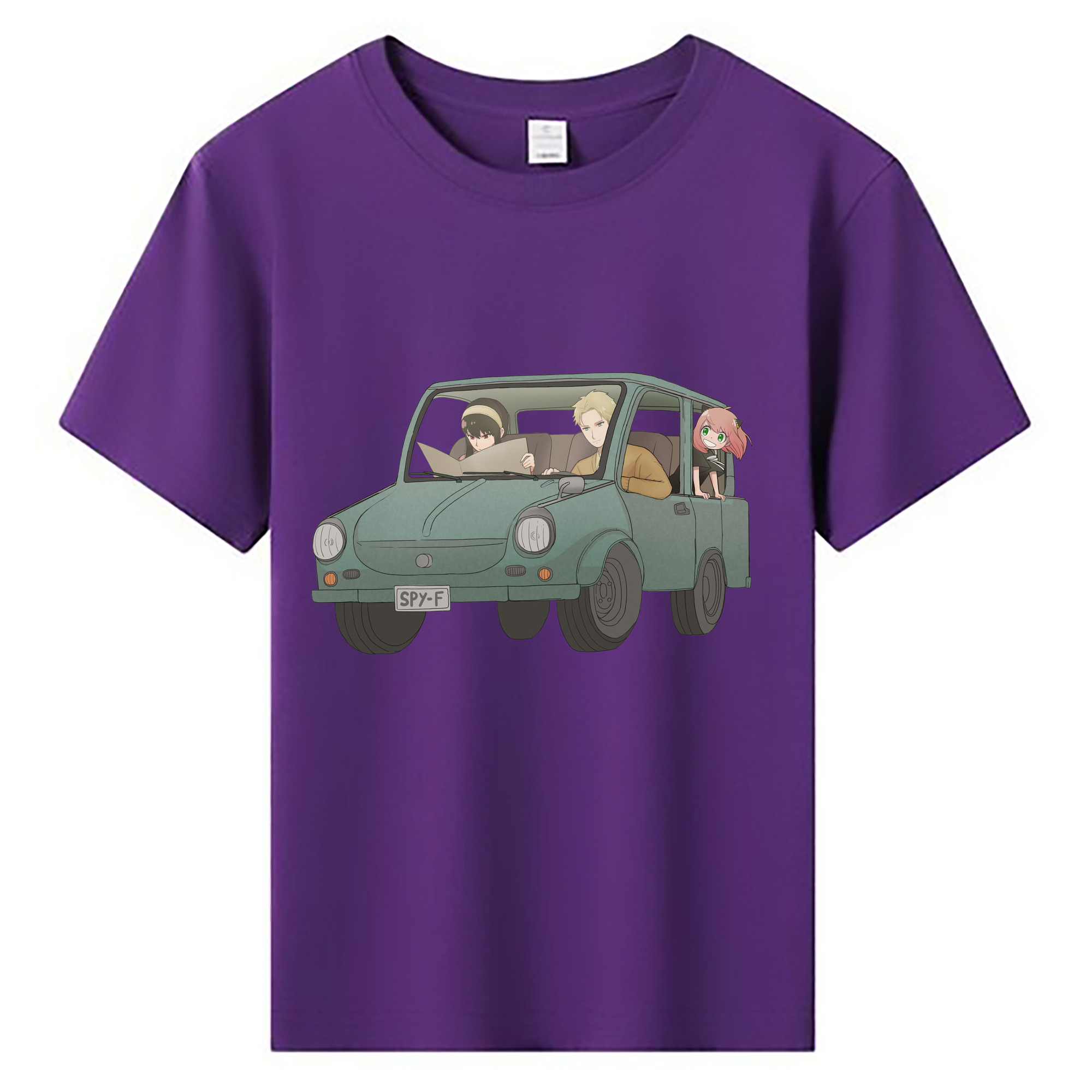 （画像用） SPY×FAMILY间谍家家酒 綿100％キッズTシャツ（フロントプリント）