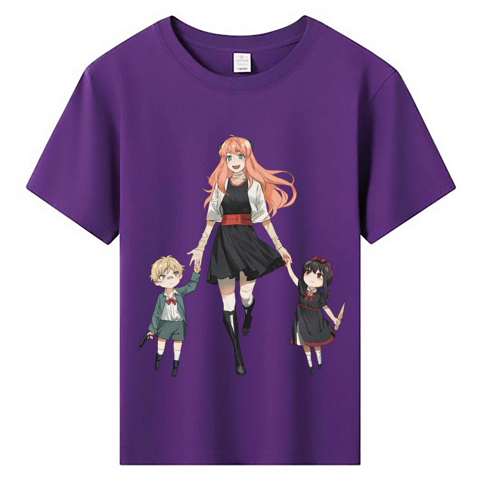 （画像用） SPY×FAMILY间谍家家酒 綿100％キッズTシャツ（フロントプリント）