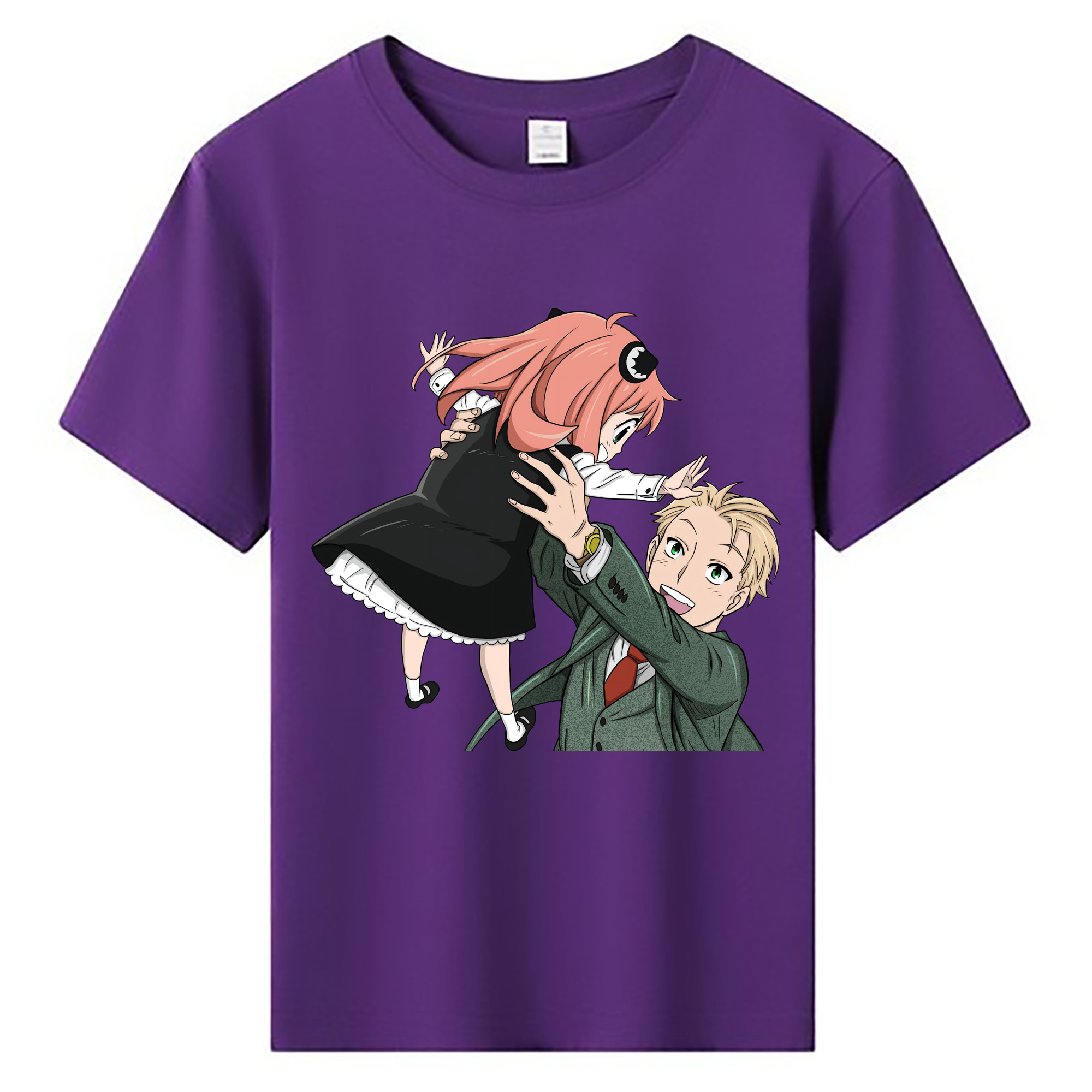 （画像用） SPY×FAMILY间谍家家酒 綿100％キッズTシャツ（フロントプリント）