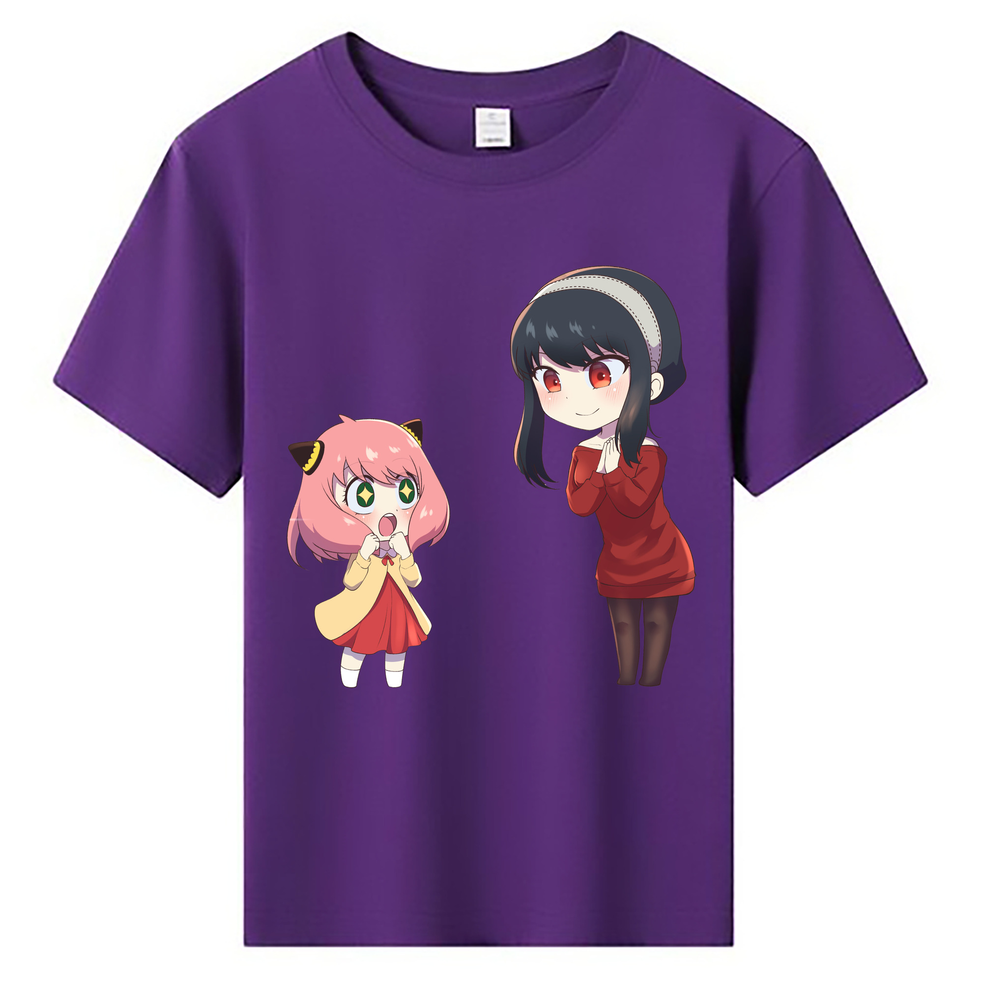 （画像用） SPY×FAMILY间谍家家酒 綿100％キッズTシャツ（フロントプリント）