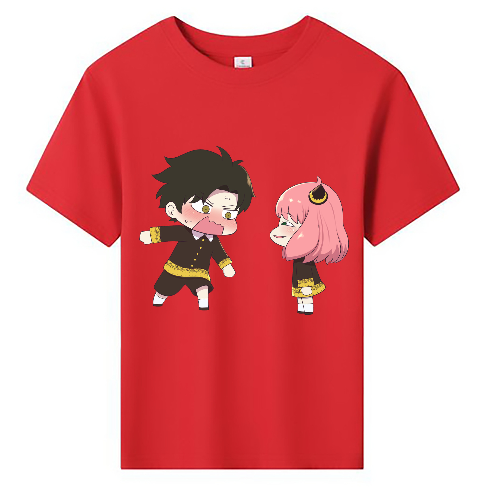 （画像用） SPY×FAMILY间谍家家酒 綿100％キッズTシャツ（フロントプリント）
