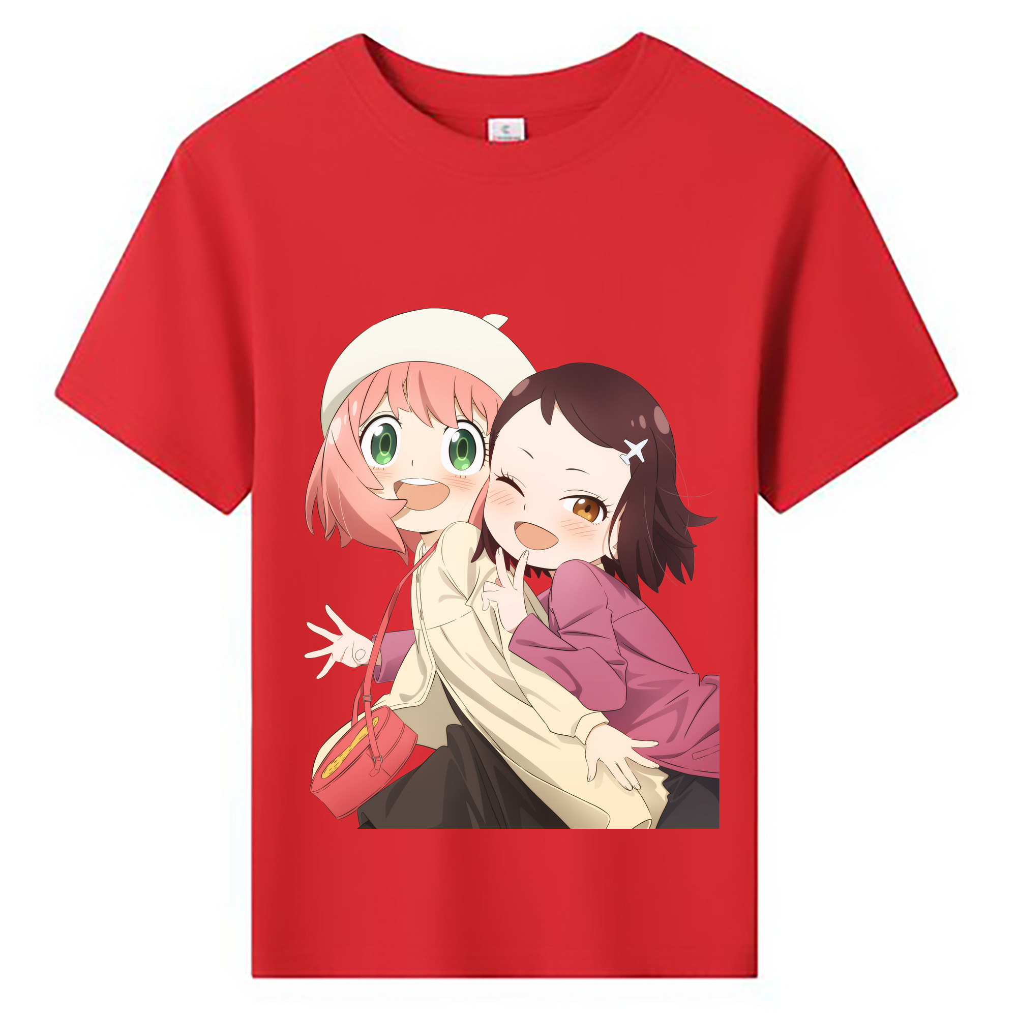 （画像用） SPY×FAMILY间谍家家酒 綿100％キッズTシャツ（フロントプリント）
