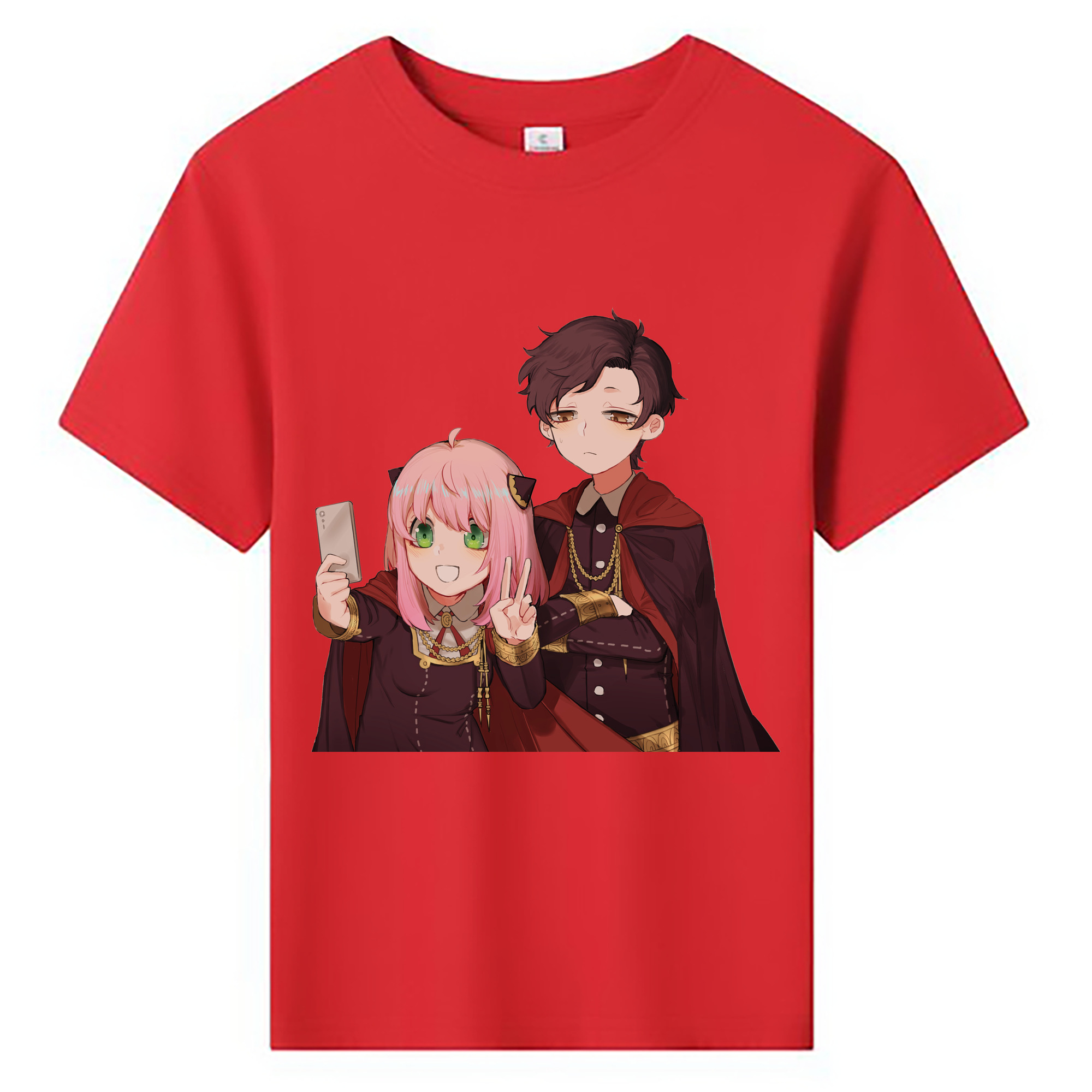 （画像用） SPY×FAMILY间谍家家酒 綿100％キッズTシャツ（フロントプリント）