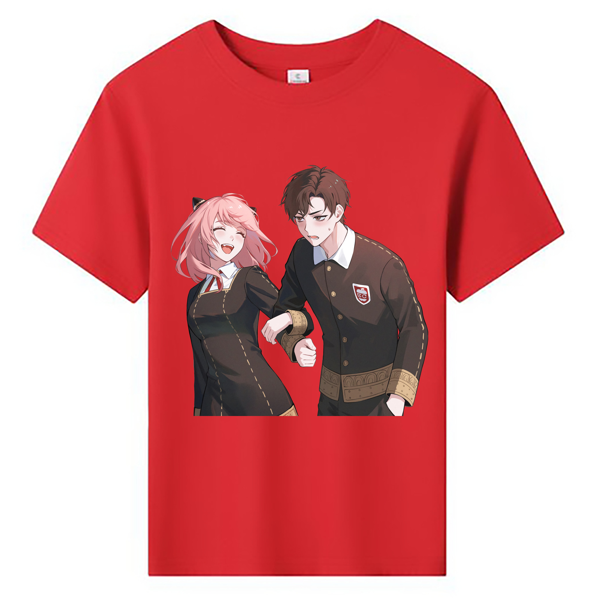 （画像用） SPY×FAMILY间谍家家酒 綿100％キッズTシャツ（フロントプリント）