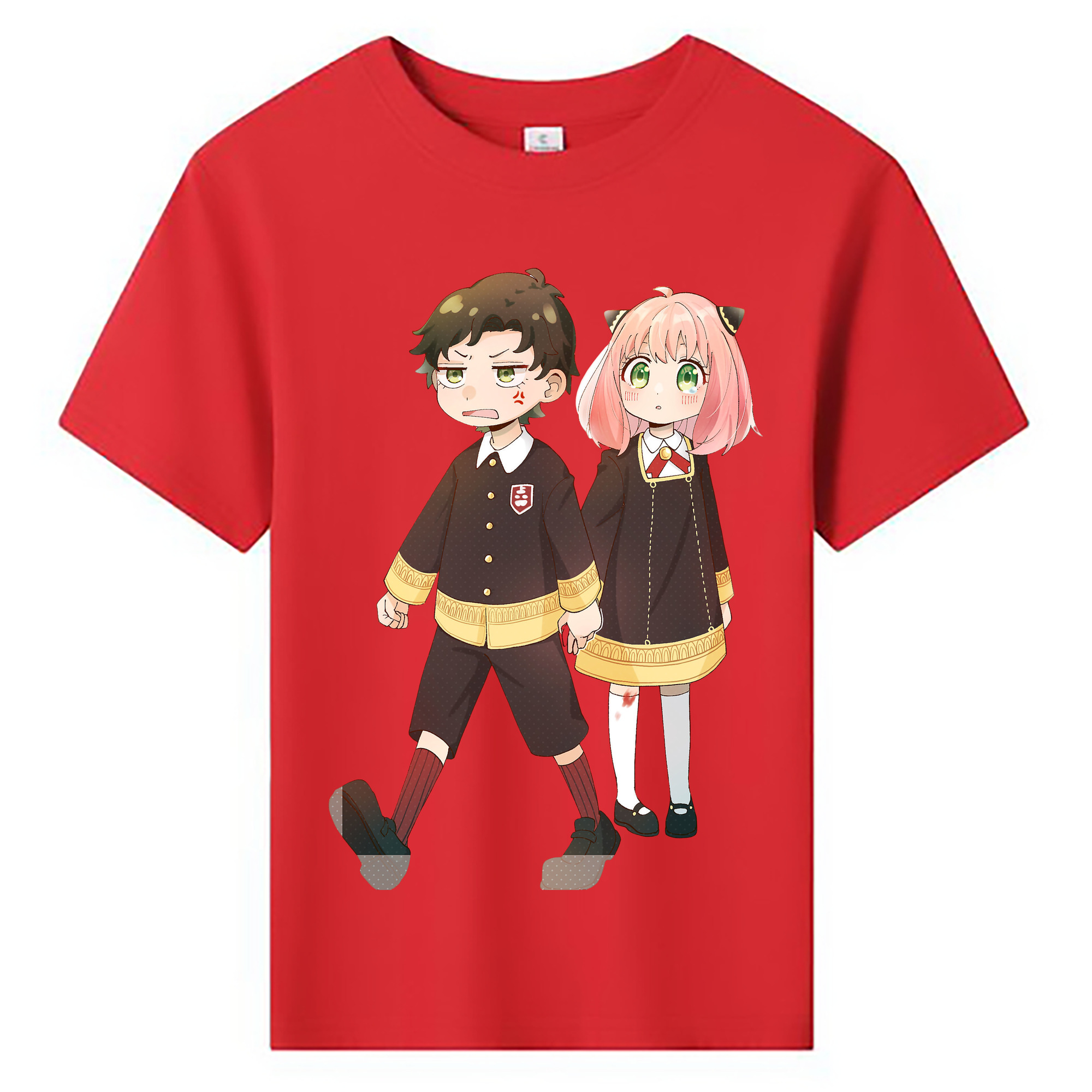 （画像用） SPY×FAMILY间谍家家酒 綿100％キッズTシャツ（フロントプリント）
