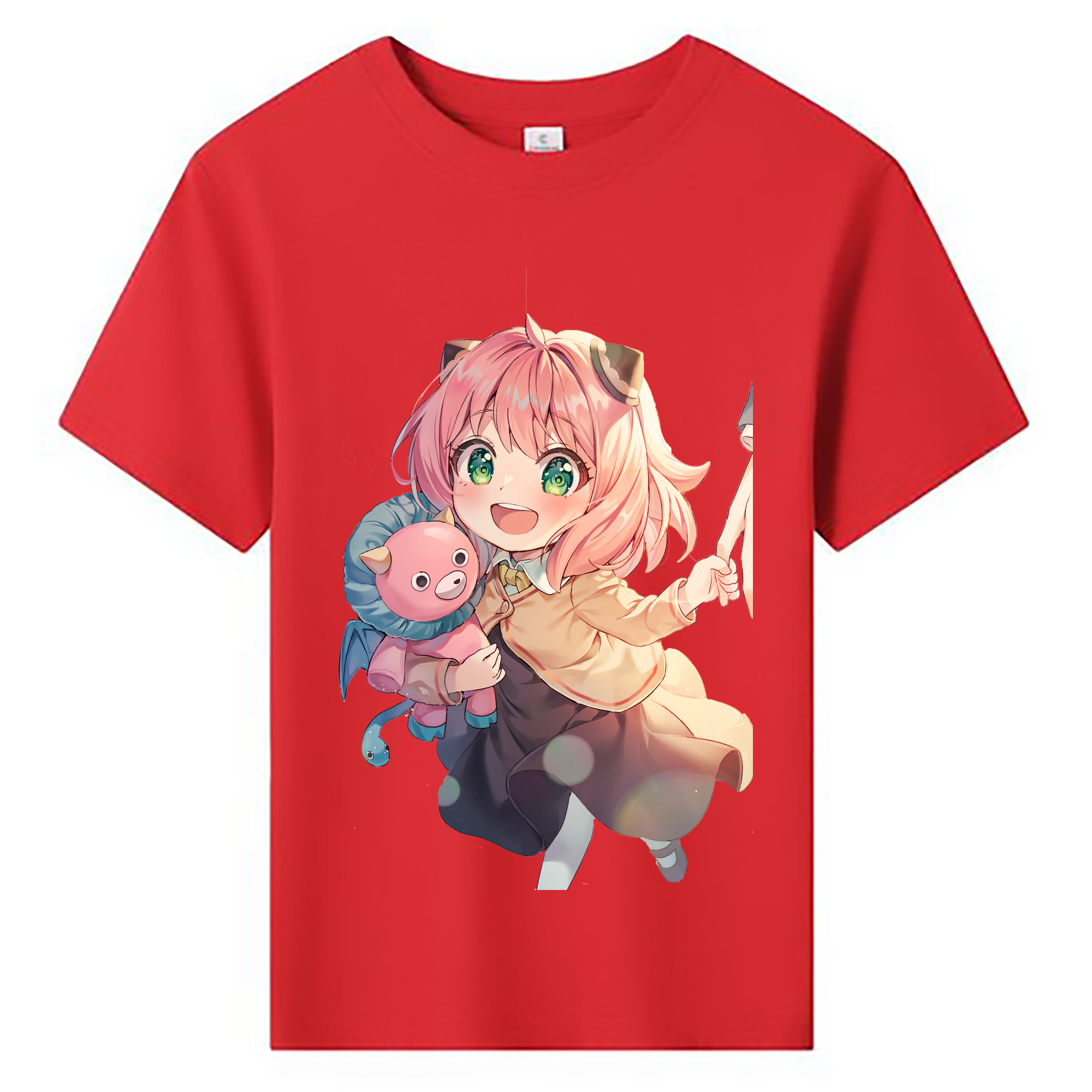 （画像用） SPY×FAMILY间谍家家酒 綿100％キッズTシャツ（フロントプリント）