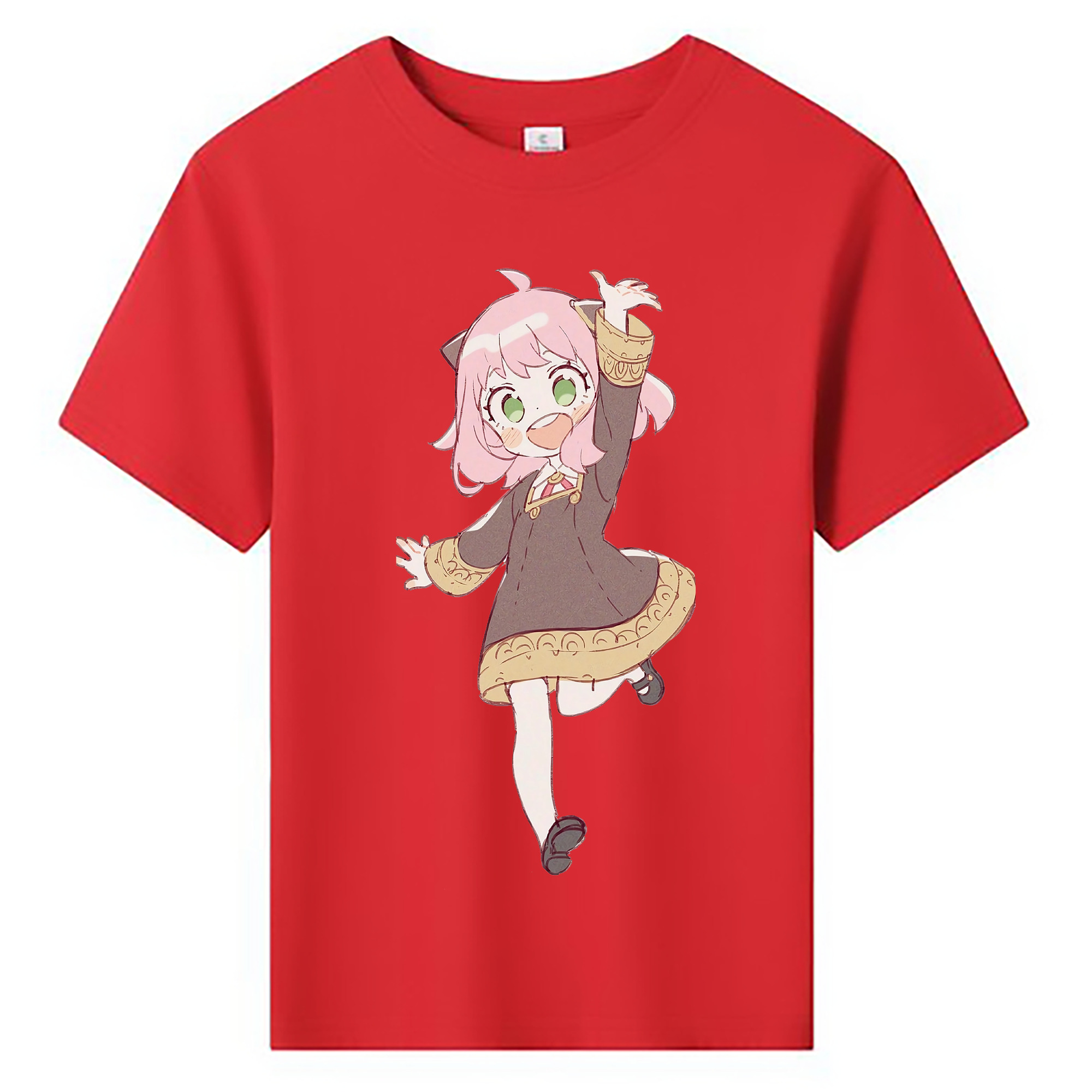 （画像用） SPY×FAMILY间谍家家酒 綿100％キッズTシャツ（フロントプリント）