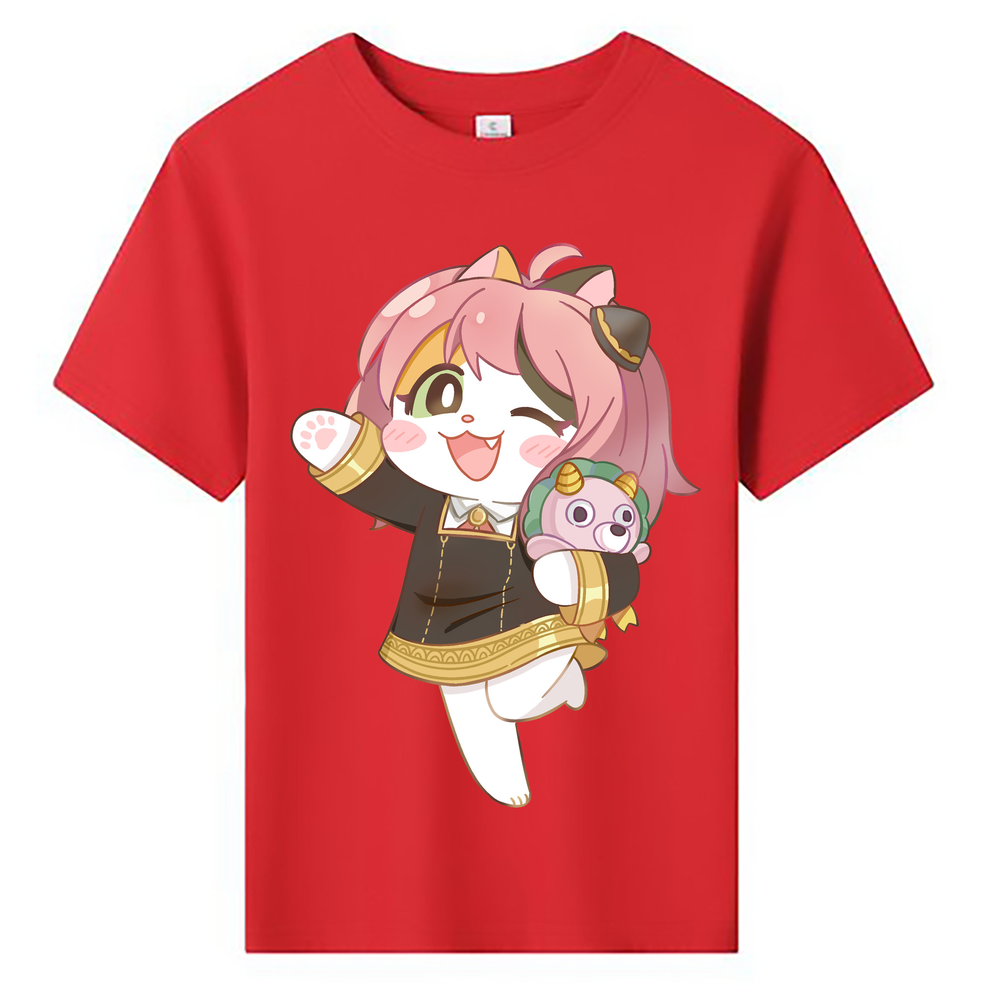 （画像用） SPY×FAMILY间谍家家酒 綿100％キッズTシャツ（フロントプリント）