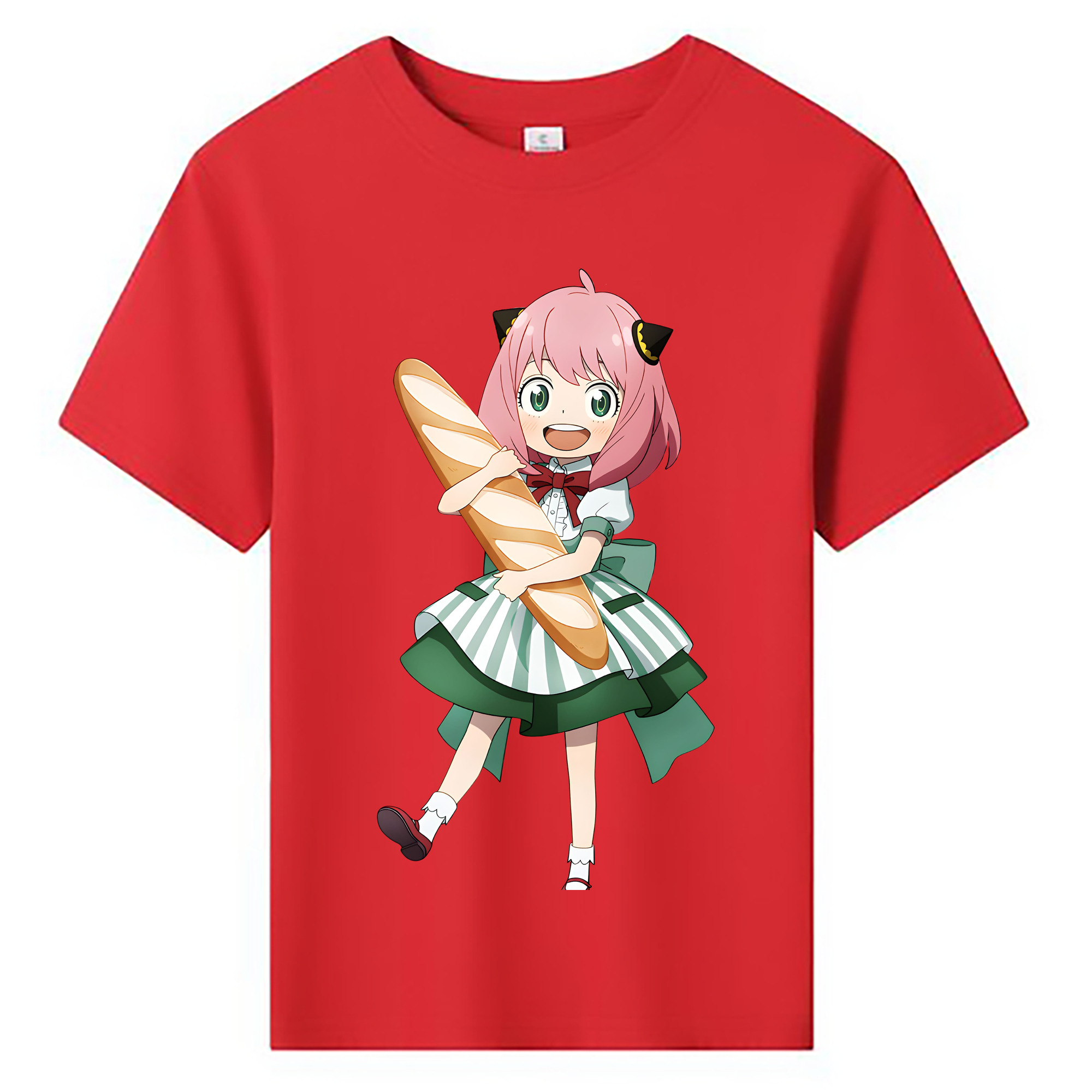 （画像用） SPY×FAMILY间谍家家酒 綿100％キッズTシャツ（フロントプリント）