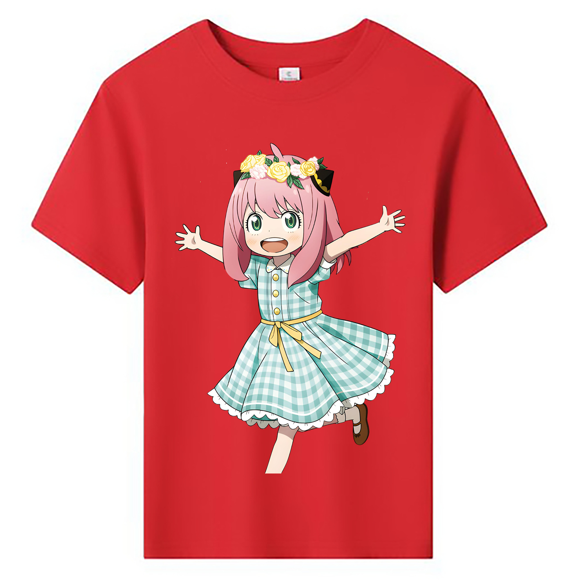 （画像用） SPY×FAMILY间谍家家酒 綿100％キッズTシャツ（フロントプリント）