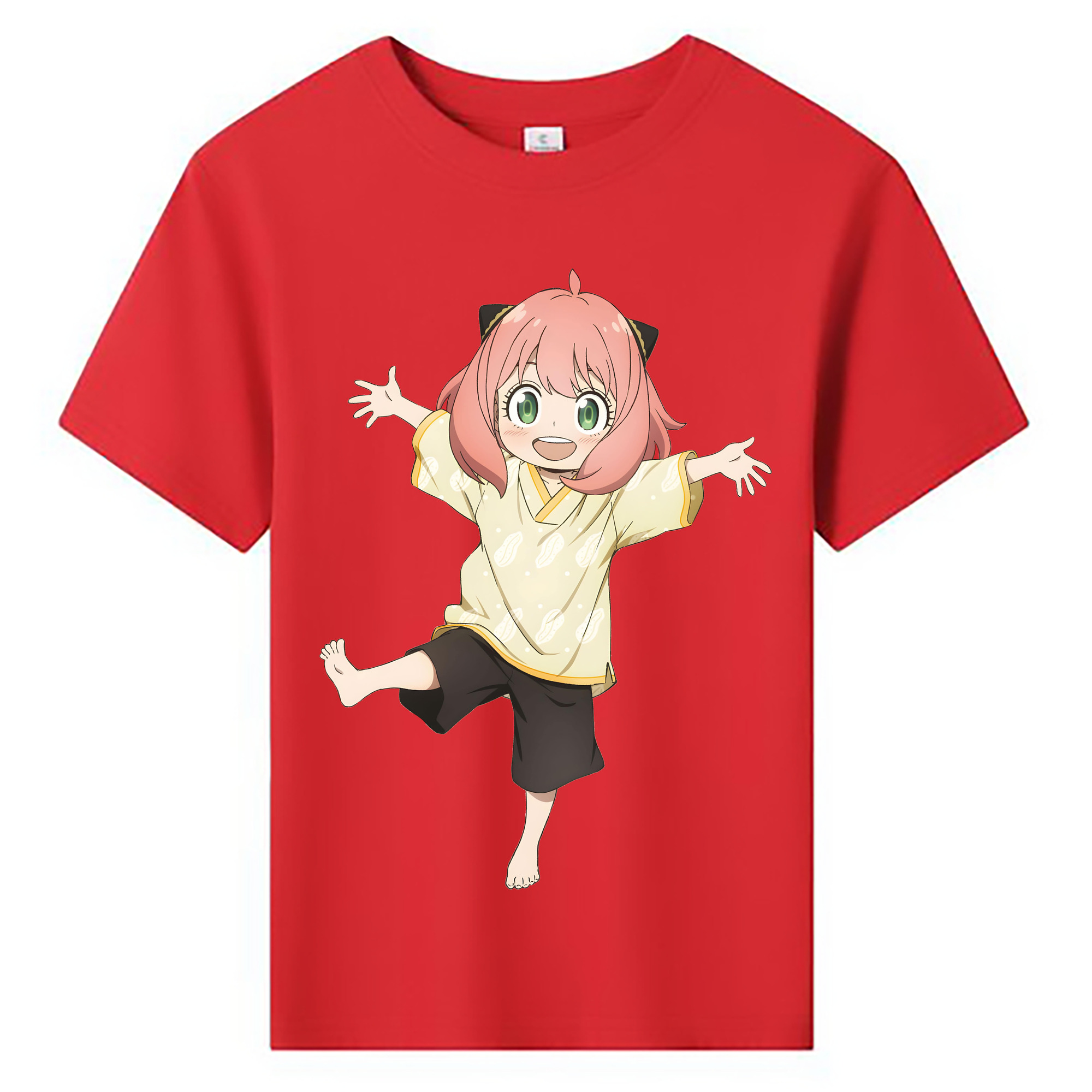 （画像用） SPY×FAMILY间谍家家酒 綿100％キッズTシャツ（フロントプリント）