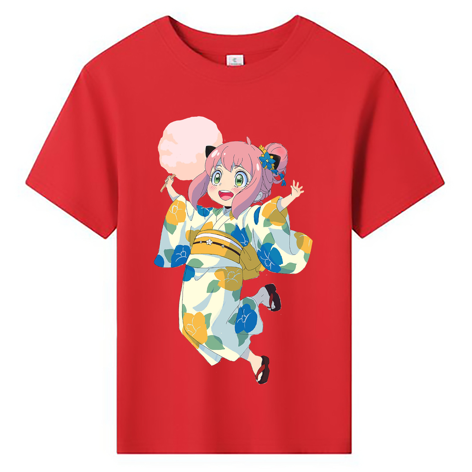 （画像用） SPY×FAMILY间谍家家酒 綿100％キッズTシャツ（フロントプリント）