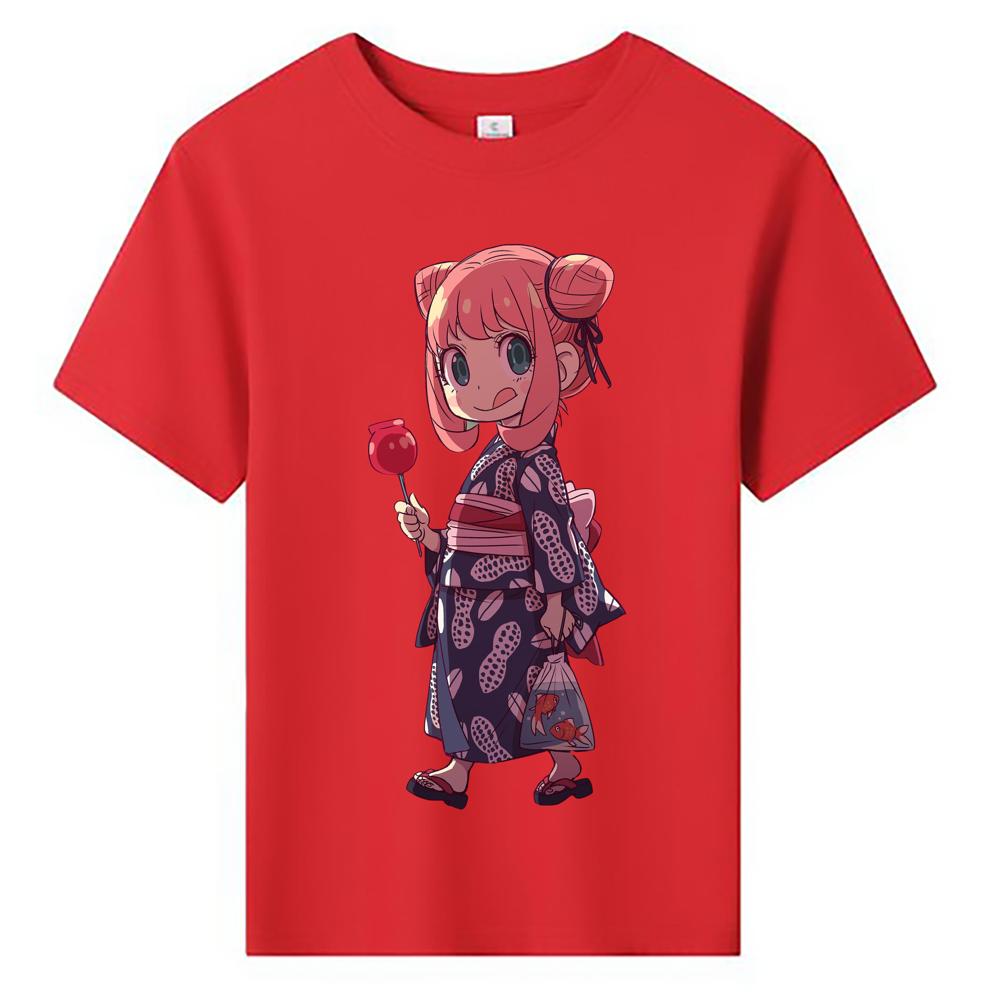 （画像用） SPY×FAMILY间谍家家酒 綿100％キッズTシャツ（フロントプリント）