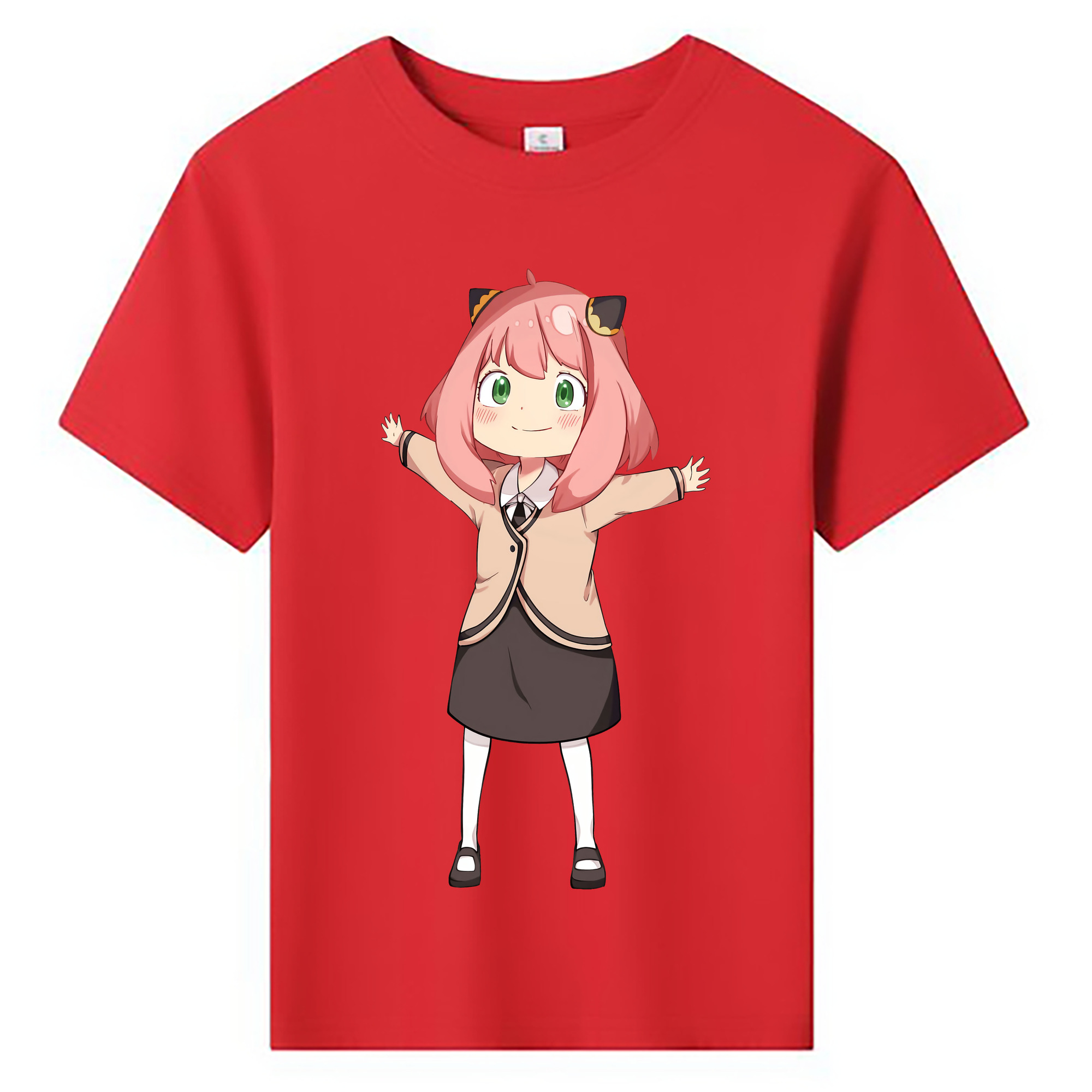 （画像用） SPY×FAMILY间谍家家酒 綿100％キッズTシャツ（フロントプリント）