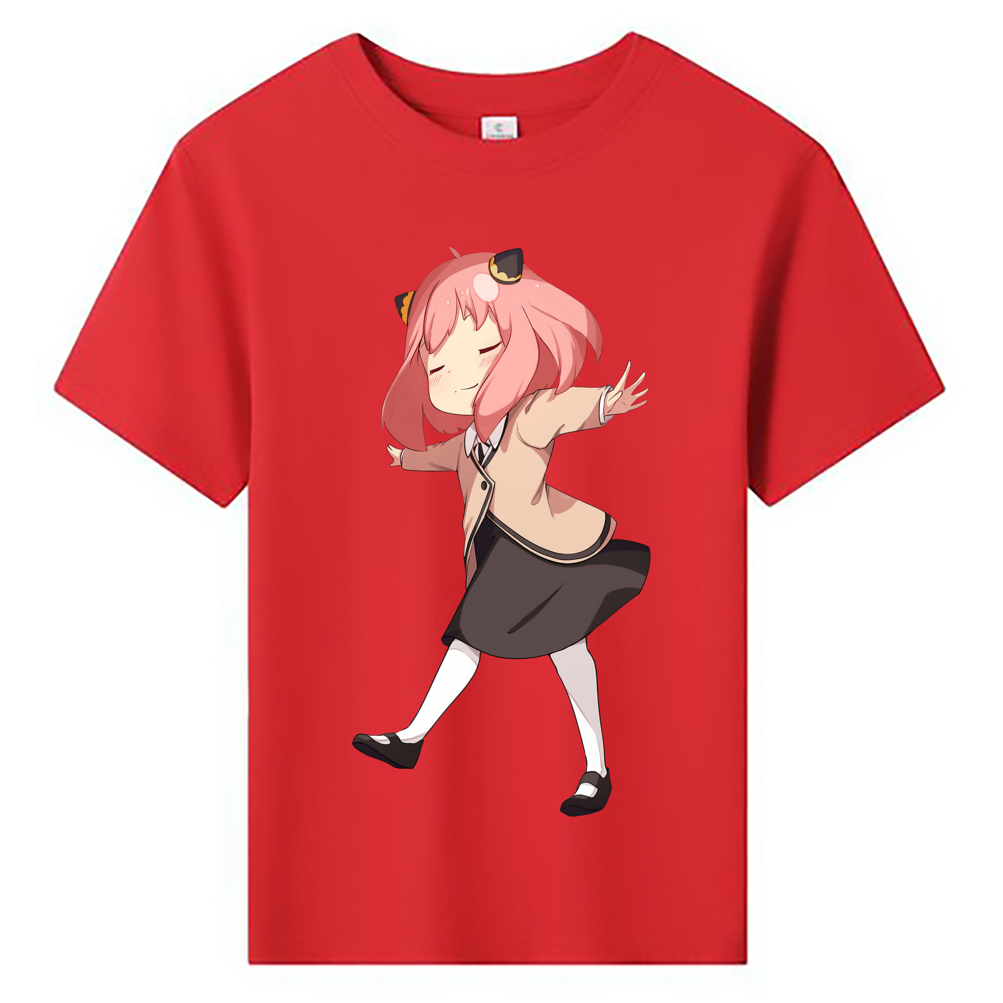 （画像用） SPY×FAMILY间谍家家酒 綿100％キッズTシャツ（フロントプリント）
