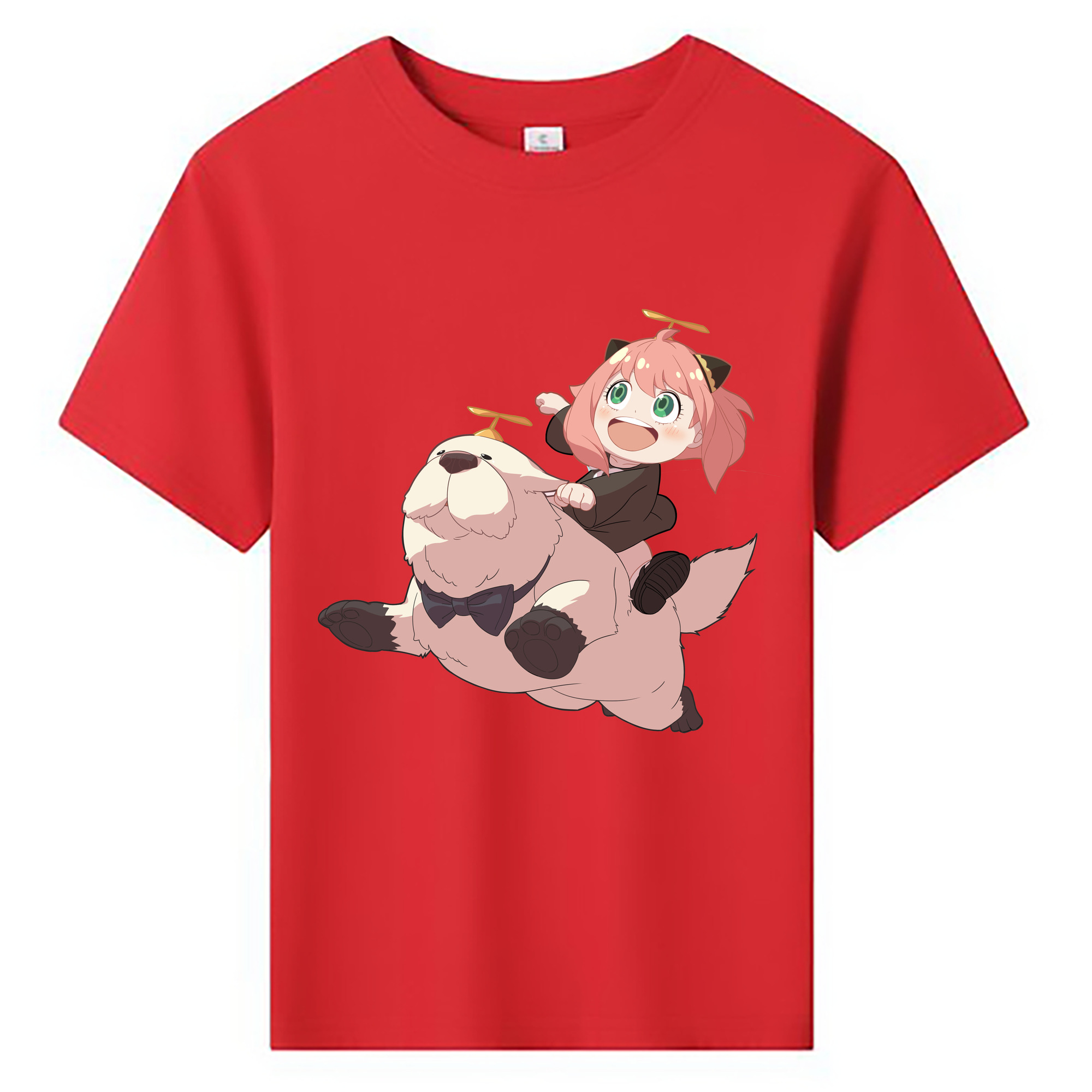 （画像用） SPY×FAMILY间谍家家酒 綿100％キッズTシャツ（フロントプリント）