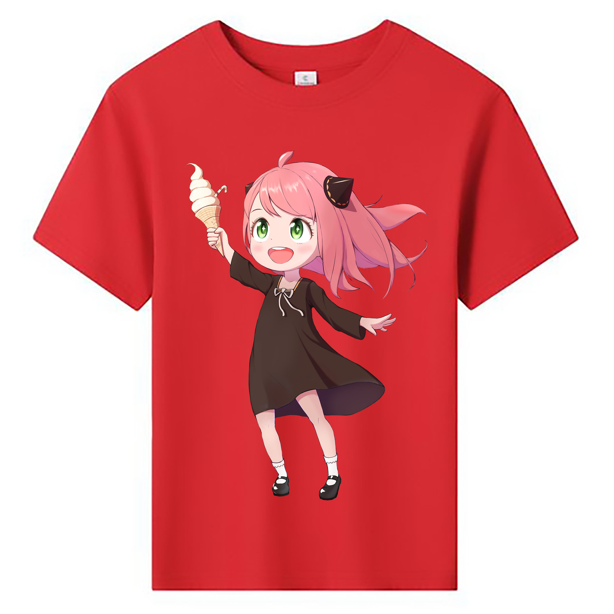 （画像用） SPY×FAMILY间谍家家酒 綿100％キッズTシャツ（フロントプリント）