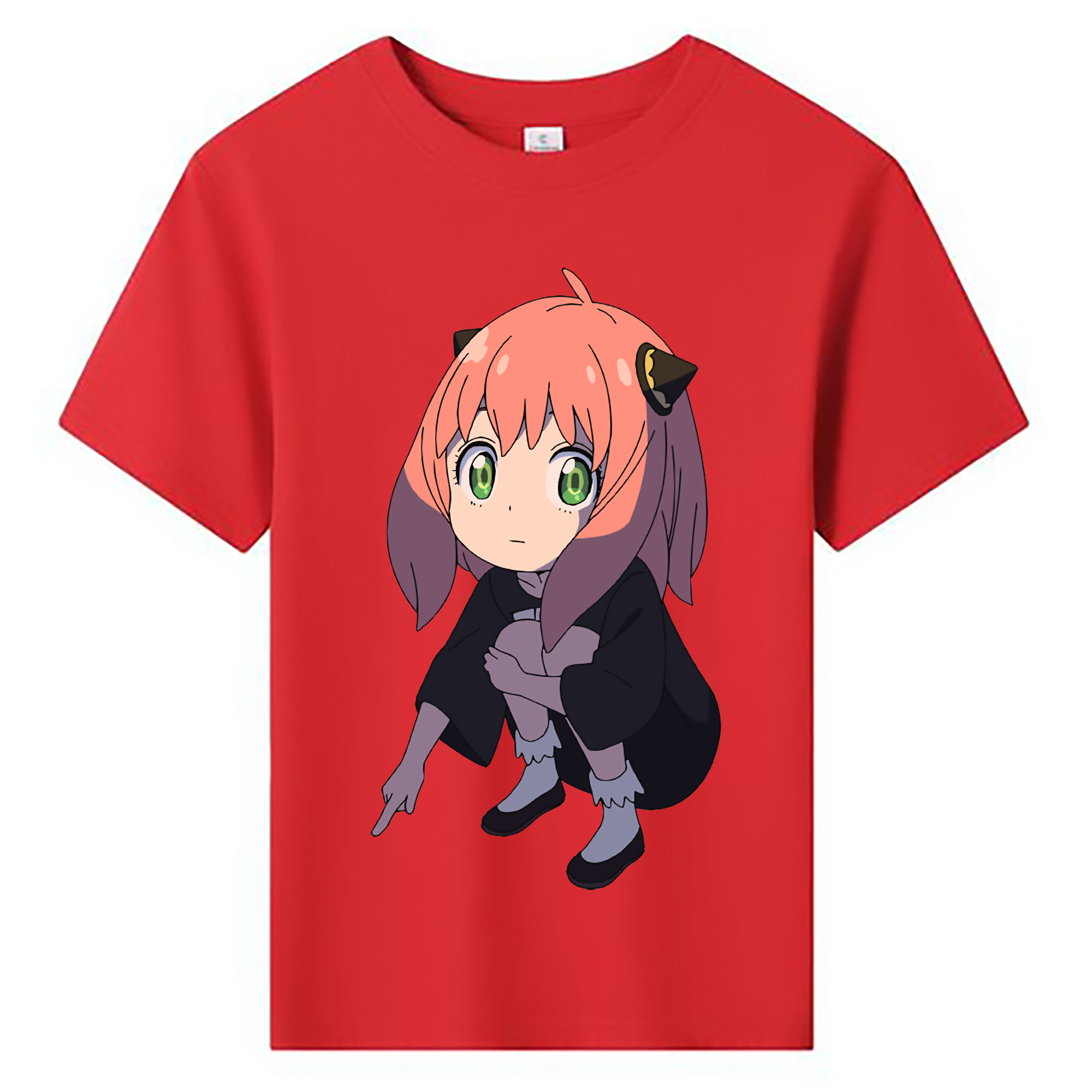 （画像用） SPY×FAMILY间谍家家酒 綿100％キッズTシャツ（フロントプリント）