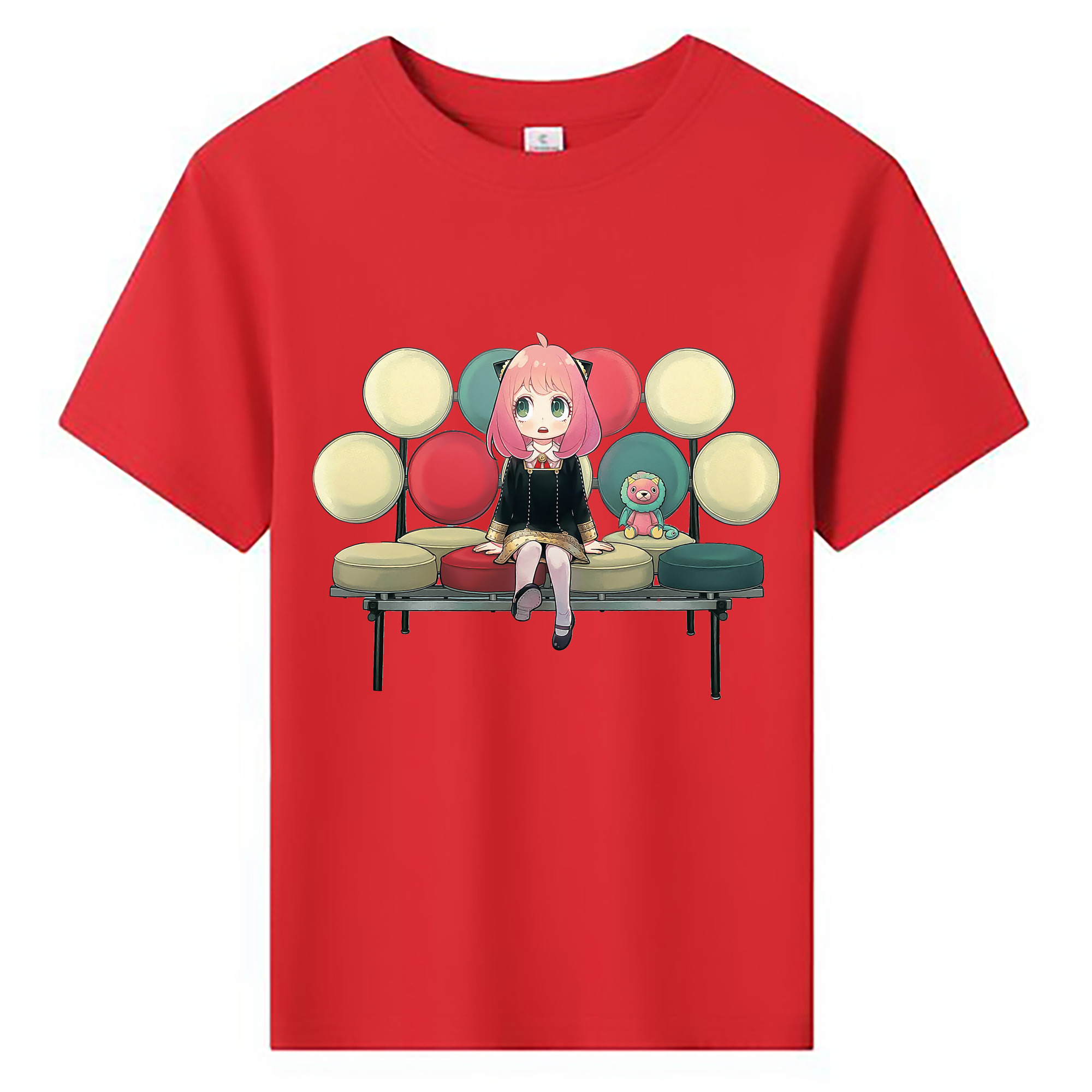 （画像用） SPY×FAMILY间谍家家酒 綿100％キッズTシャツ（フロントプリント）