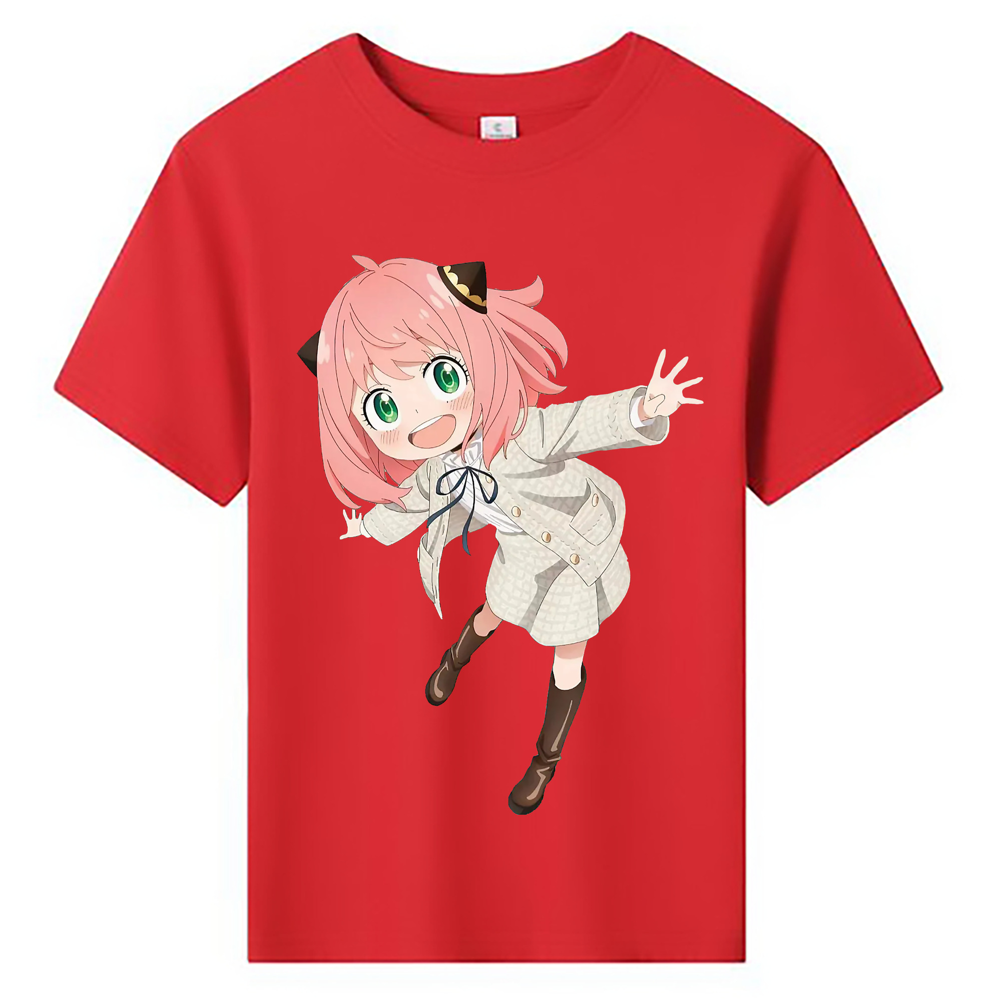 （画像用） SPY×FAMILY间谍家家酒 綿100％キッズTシャツ（フロントプリント）