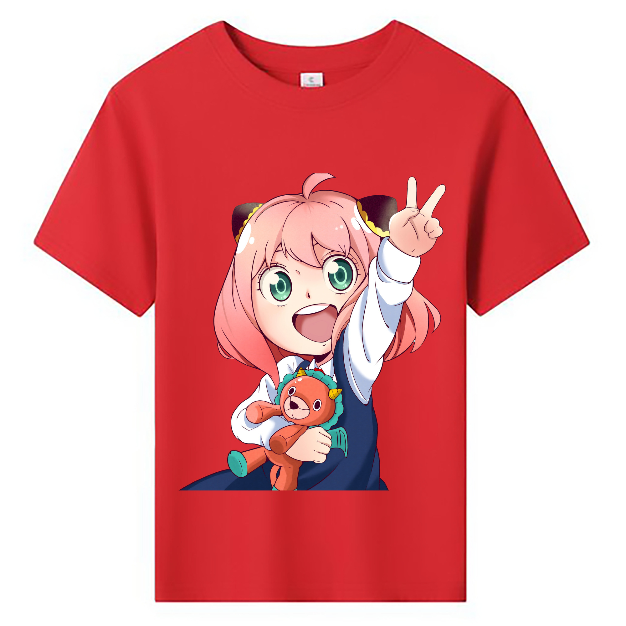 （画像用） SPY×FAMILY间谍家家酒 綿100％キッズTシャツ（フロントプリント）