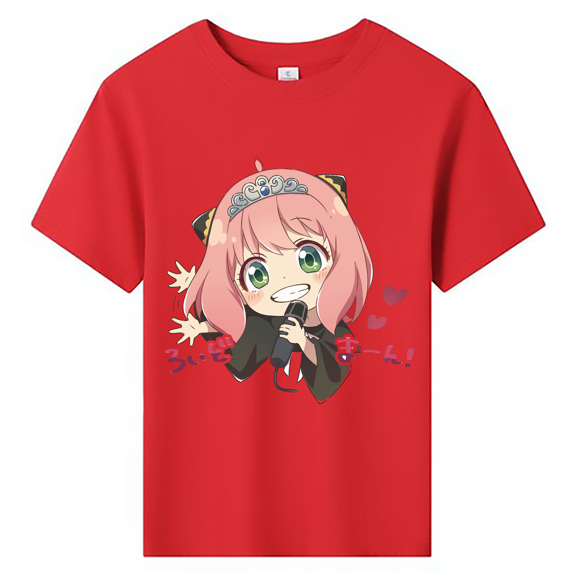 （画像用） SPY×FAMILY间谍家家酒 綿100％キッズTシャツ（フロントプリント）