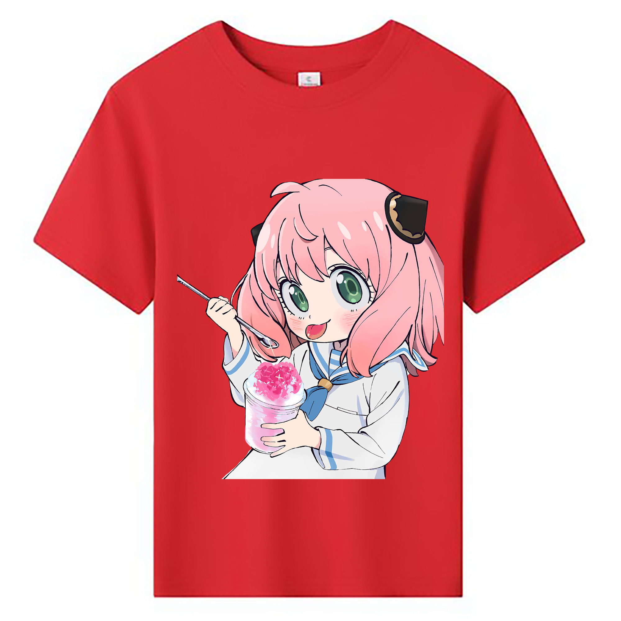 （画像用） SPY×FAMILY间谍家家酒 綿100％キッズTシャツ（フロントプリント）