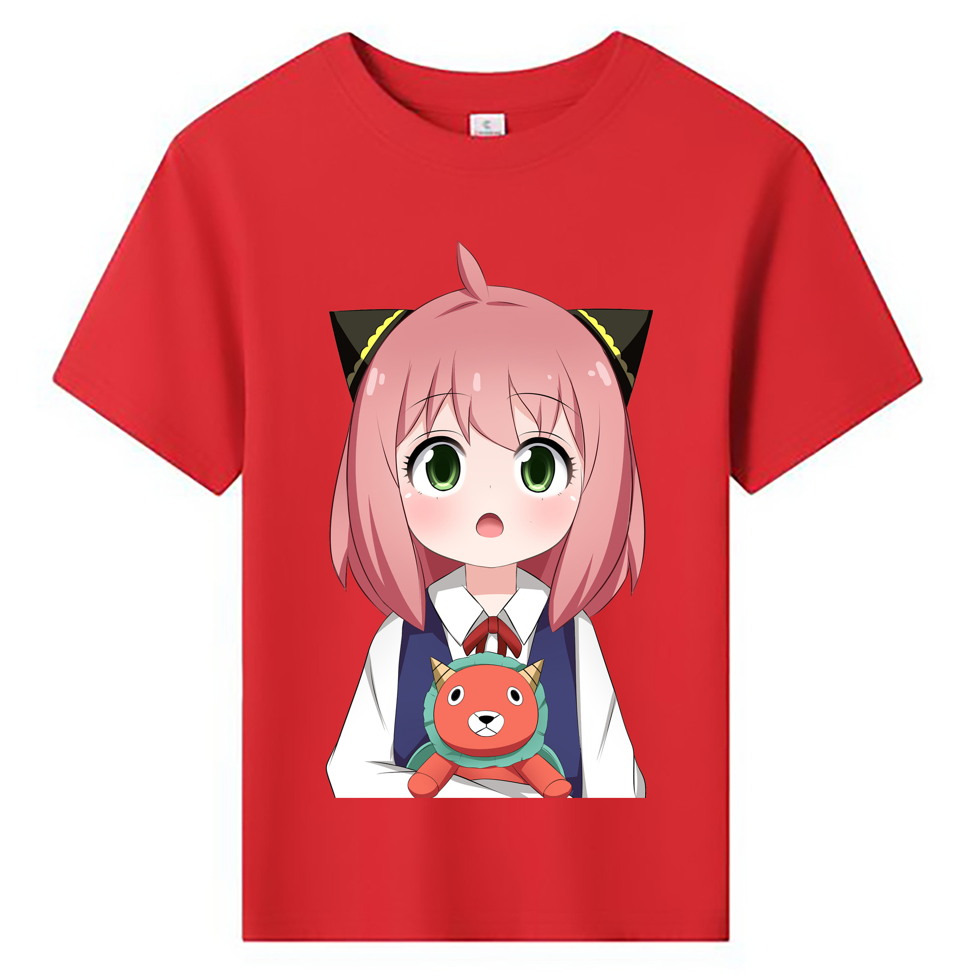 （画像用） SPY×FAMILY间谍家家酒 綿100％キッズTシャツ（フロントプリント）