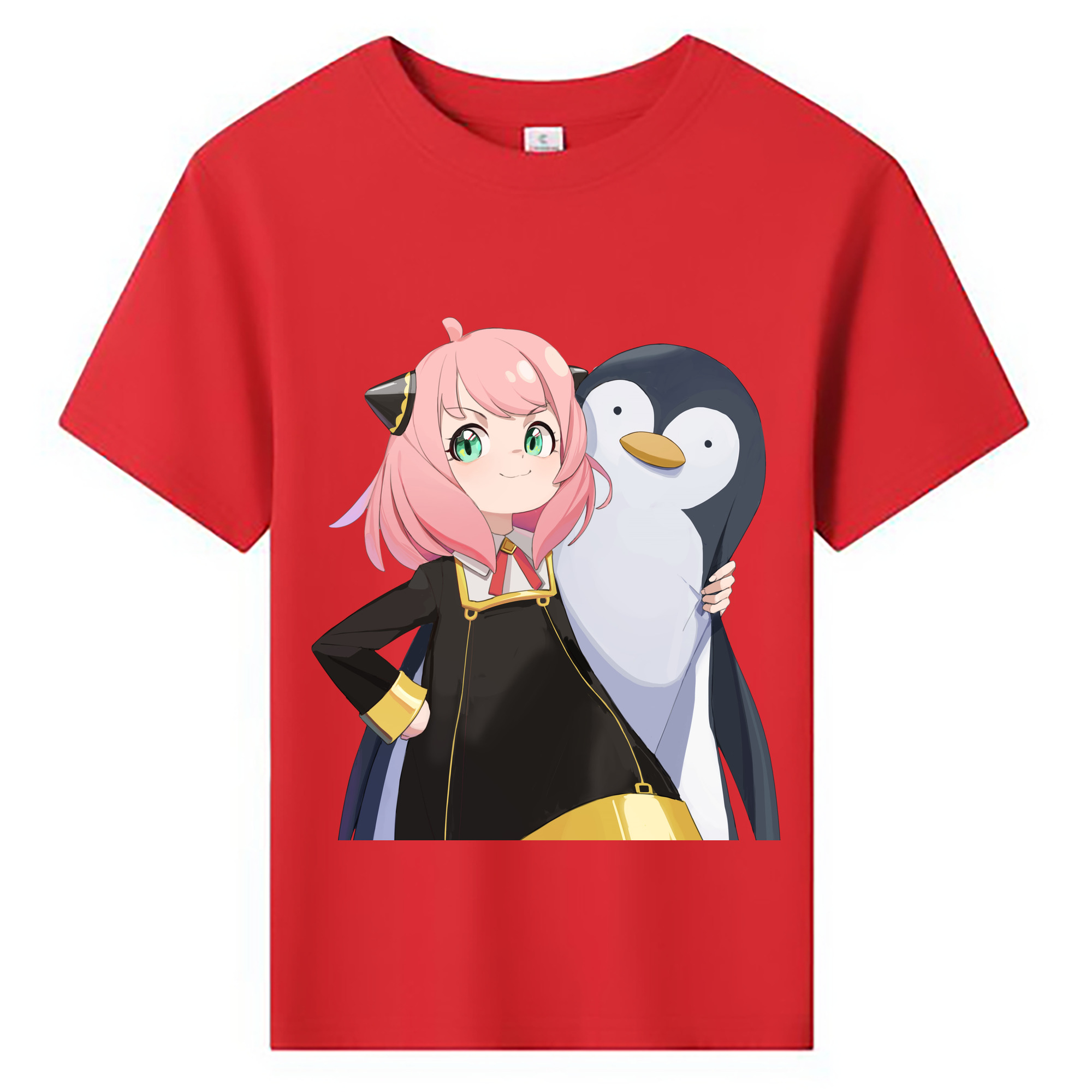 （画像用） SPY×FAMILY间谍家家酒 綿100％キッズTシャツ（フロントプリント）