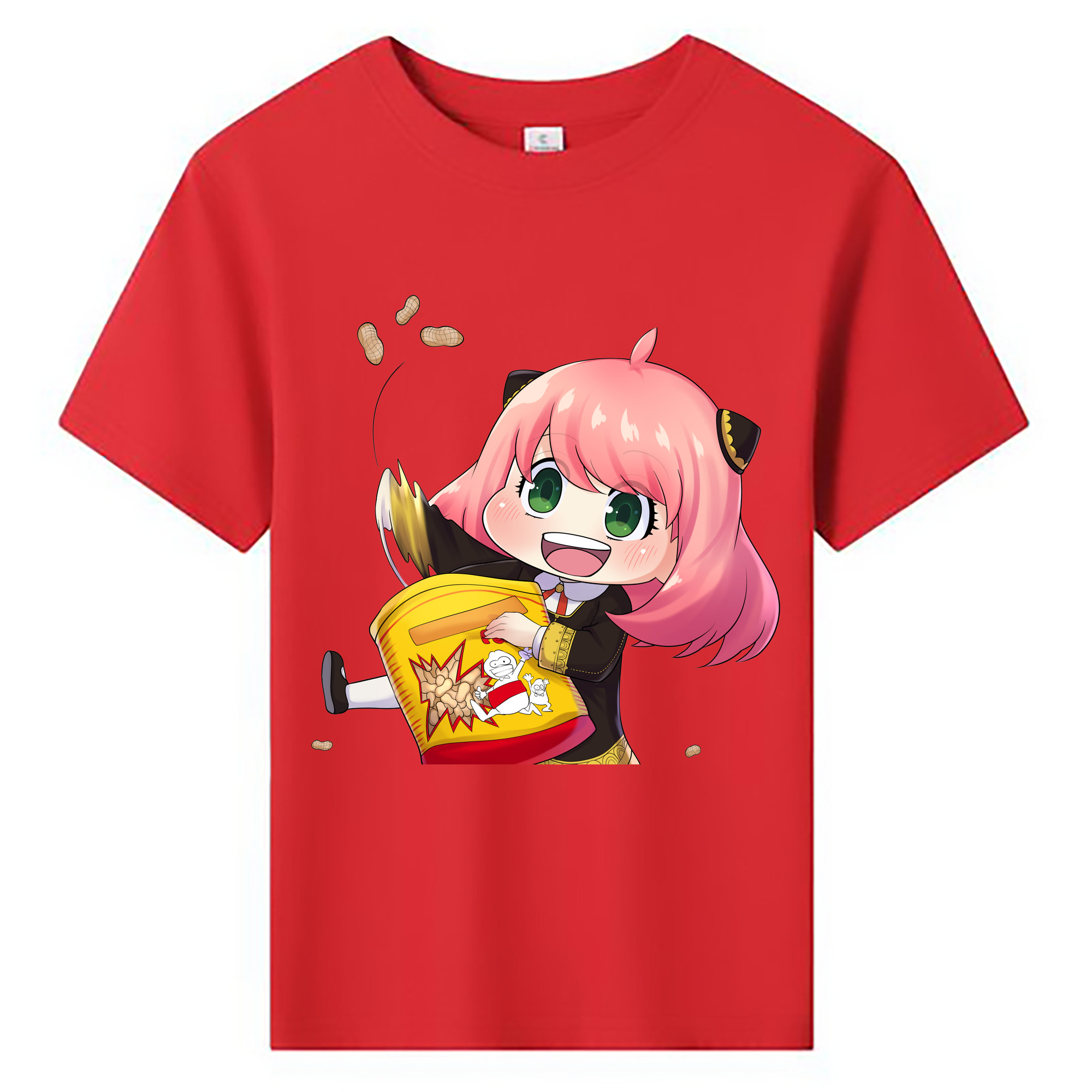 （画像用） SPY×FAMILY间谍家家酒 綿100％キッズTシャツ（フロントプリント）