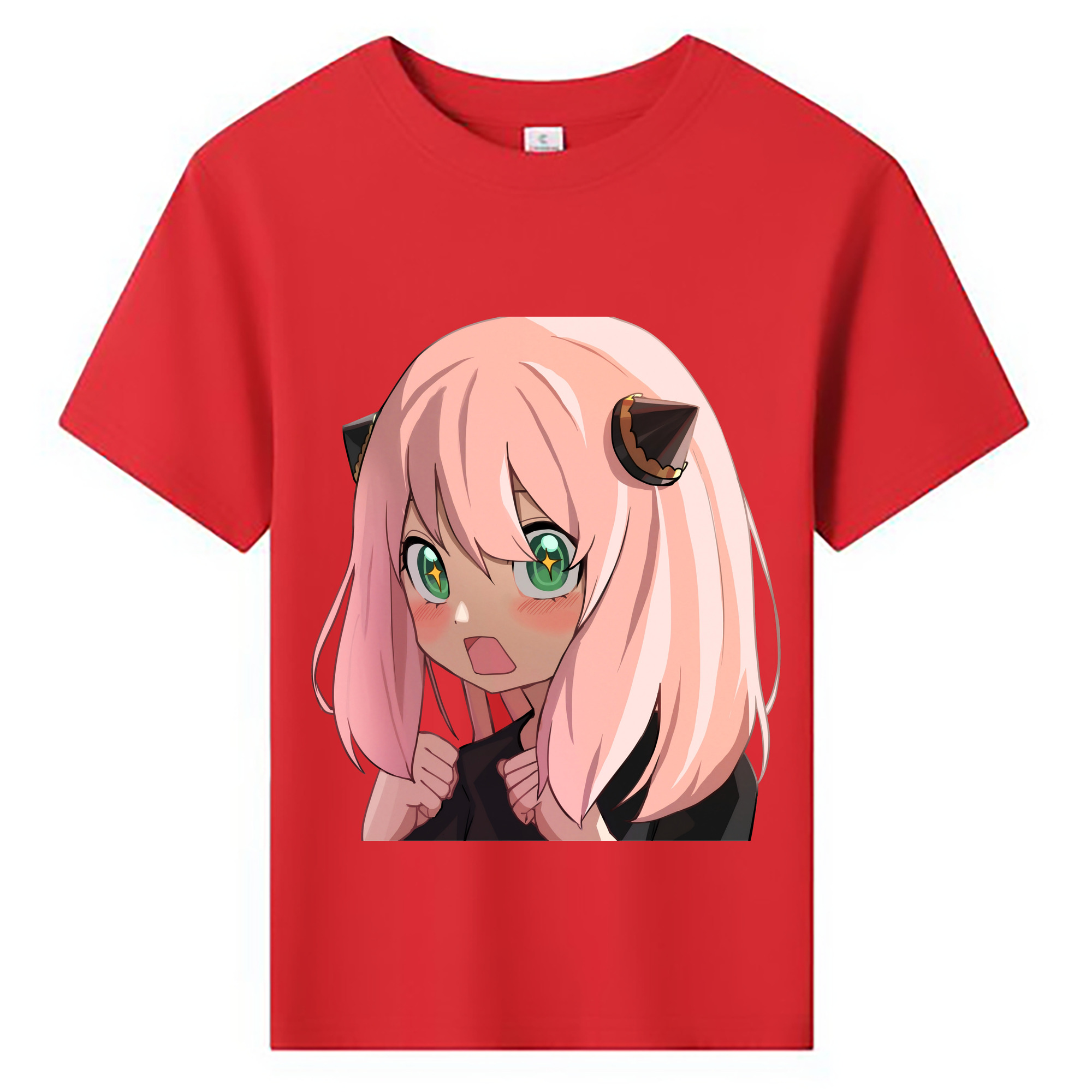 （画像用） SPY×FAMILY间谍家家酒 綿100％キッズTシャツ（フロントプリント）
