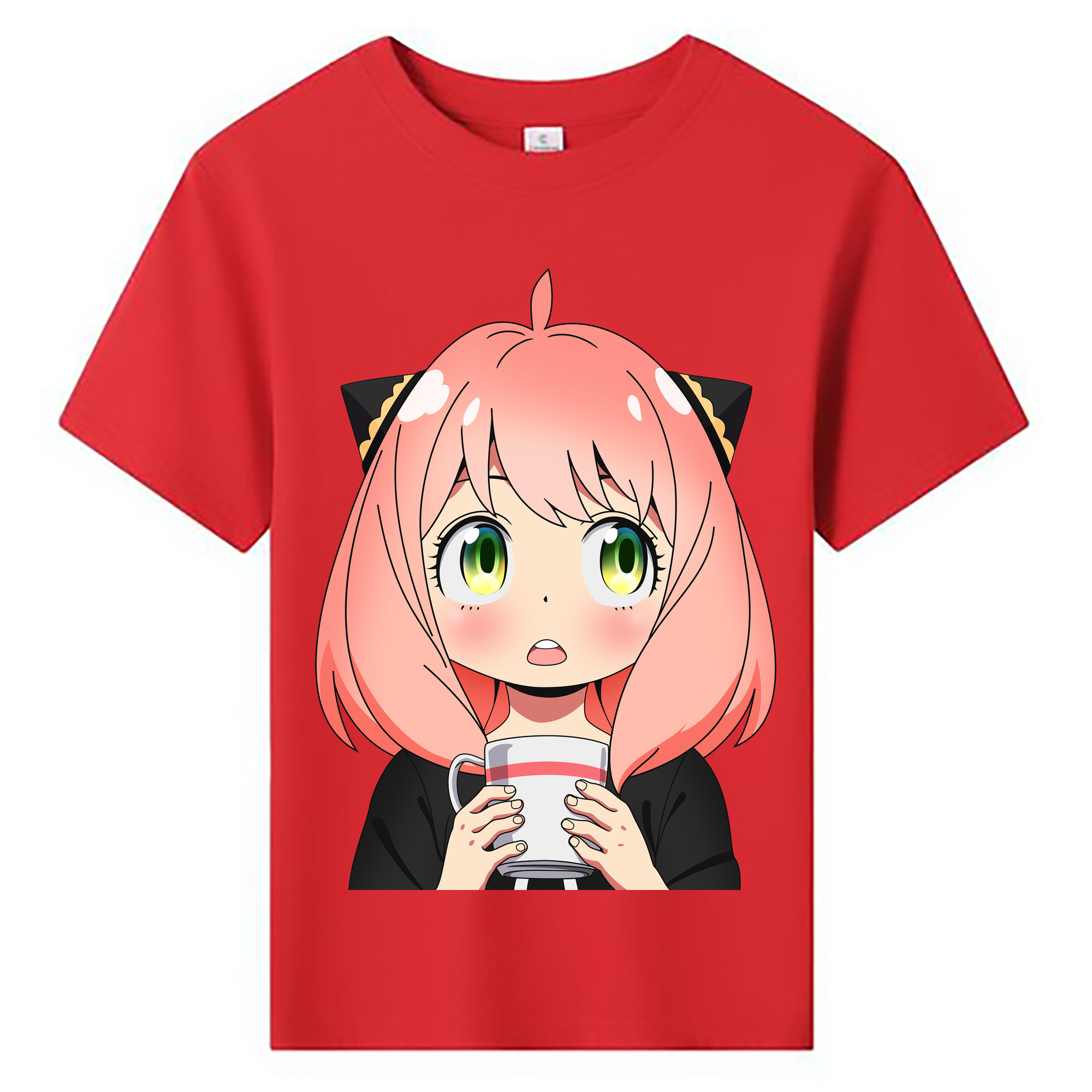 （画像用） SPY×FAMILY间谍家家酒 綿100％キッズTシャツ（フロントプリント）