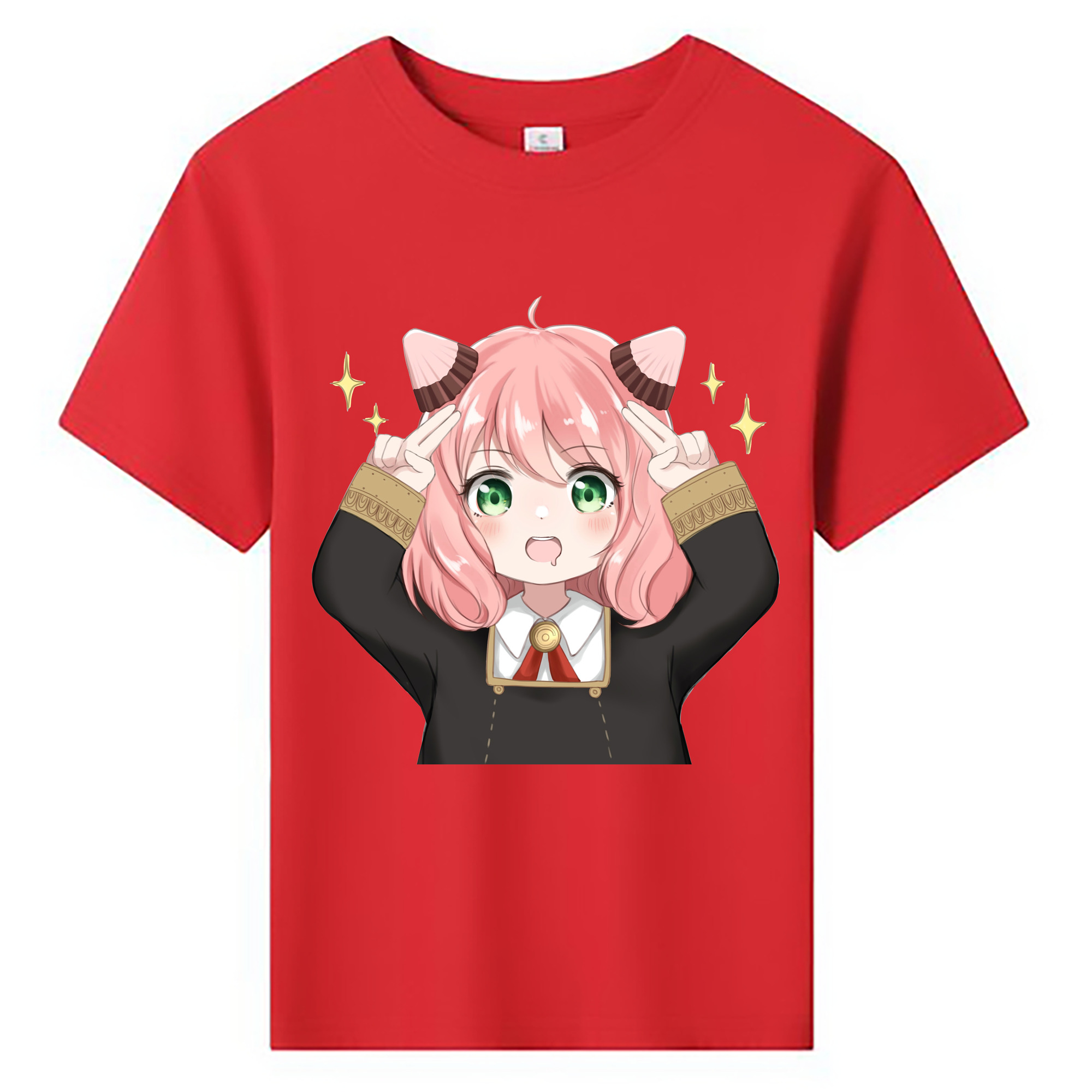 （画像用） SPY×FAMILY间谍家家酒 綿100％キッズTシャツ（フロントプリント）