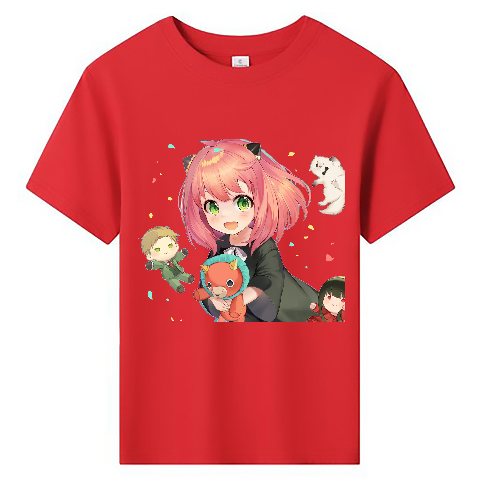 （画像用） SPY×FAMILY间谍家家酒 綿100％キッズTシャツ（フロントプリント）