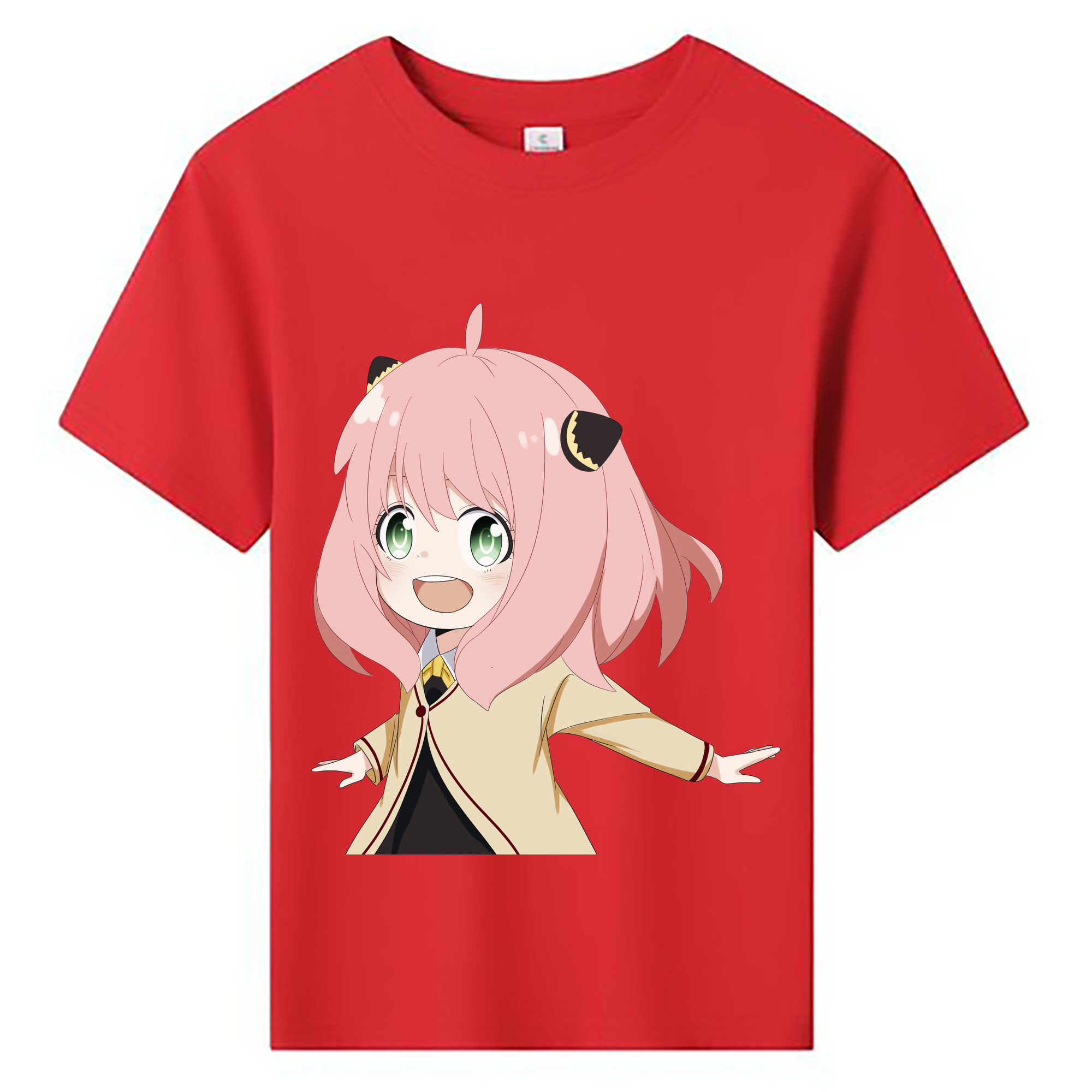 （画像用） SPY×FAMILY间谍家家酒 綿100％キッズTシャツ（フロントプリント）