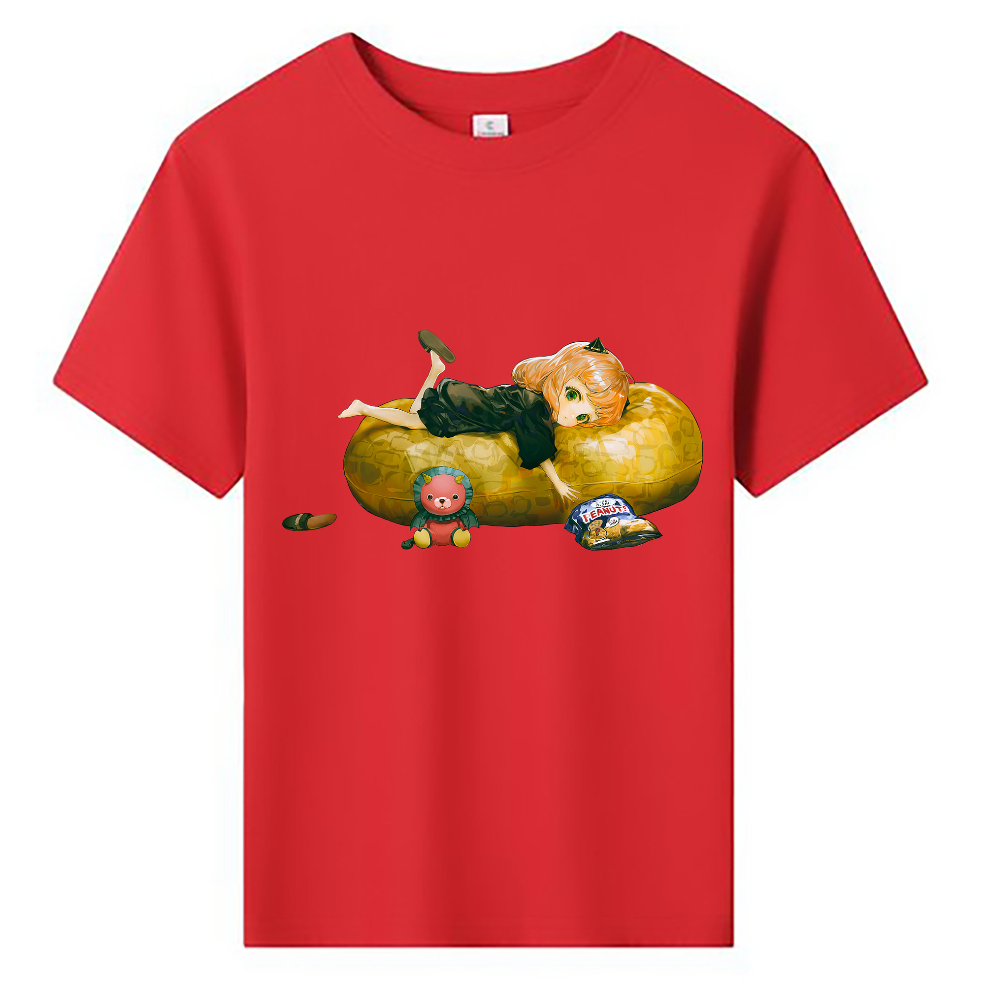 （画像用） SPY×FAMILY间谍家家酒 綿100％キッズTシャツ（フロントプリント）