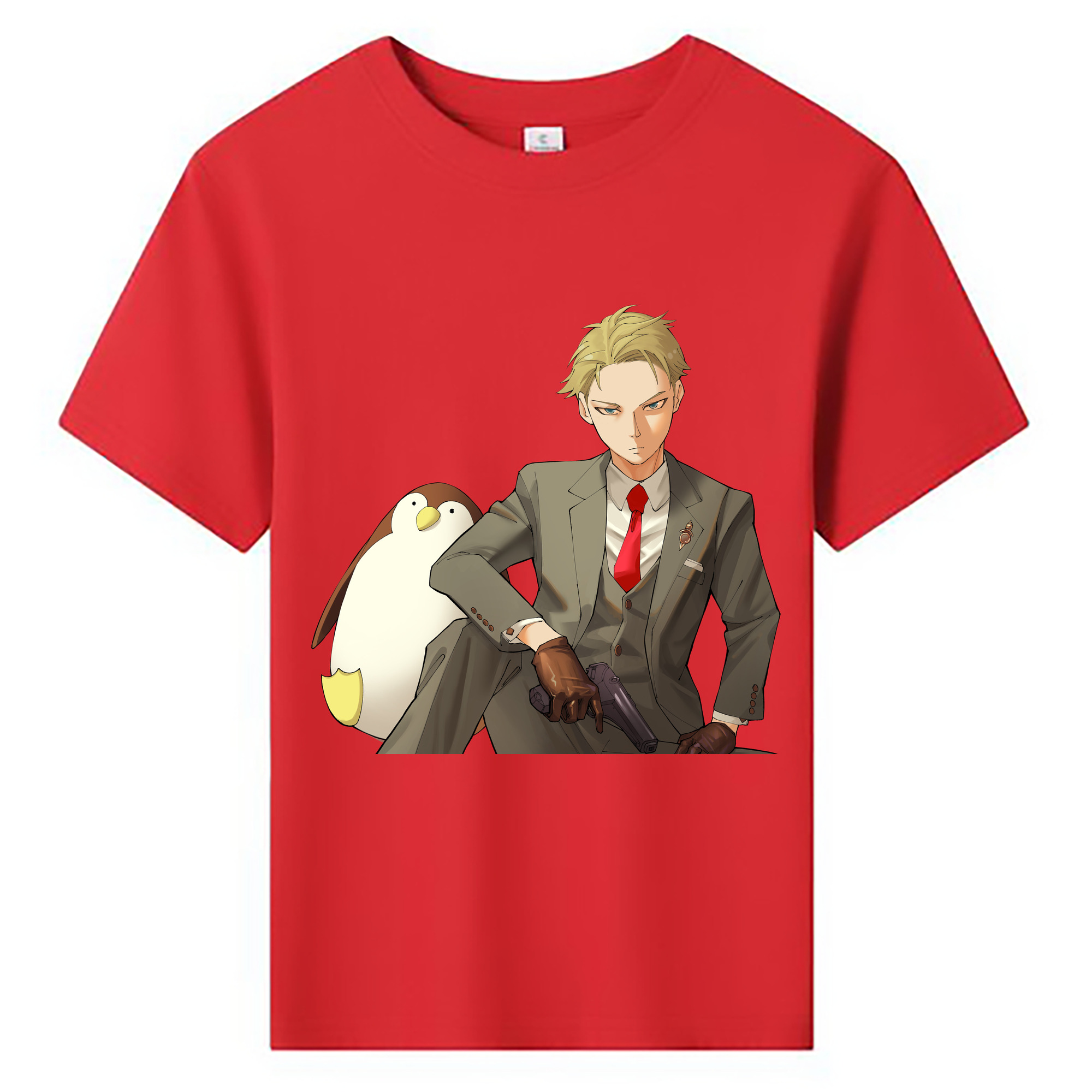 （画像用） SPY×FAMILY间谍家家酒 綿100％キッズTシャツ（フロントプリント）