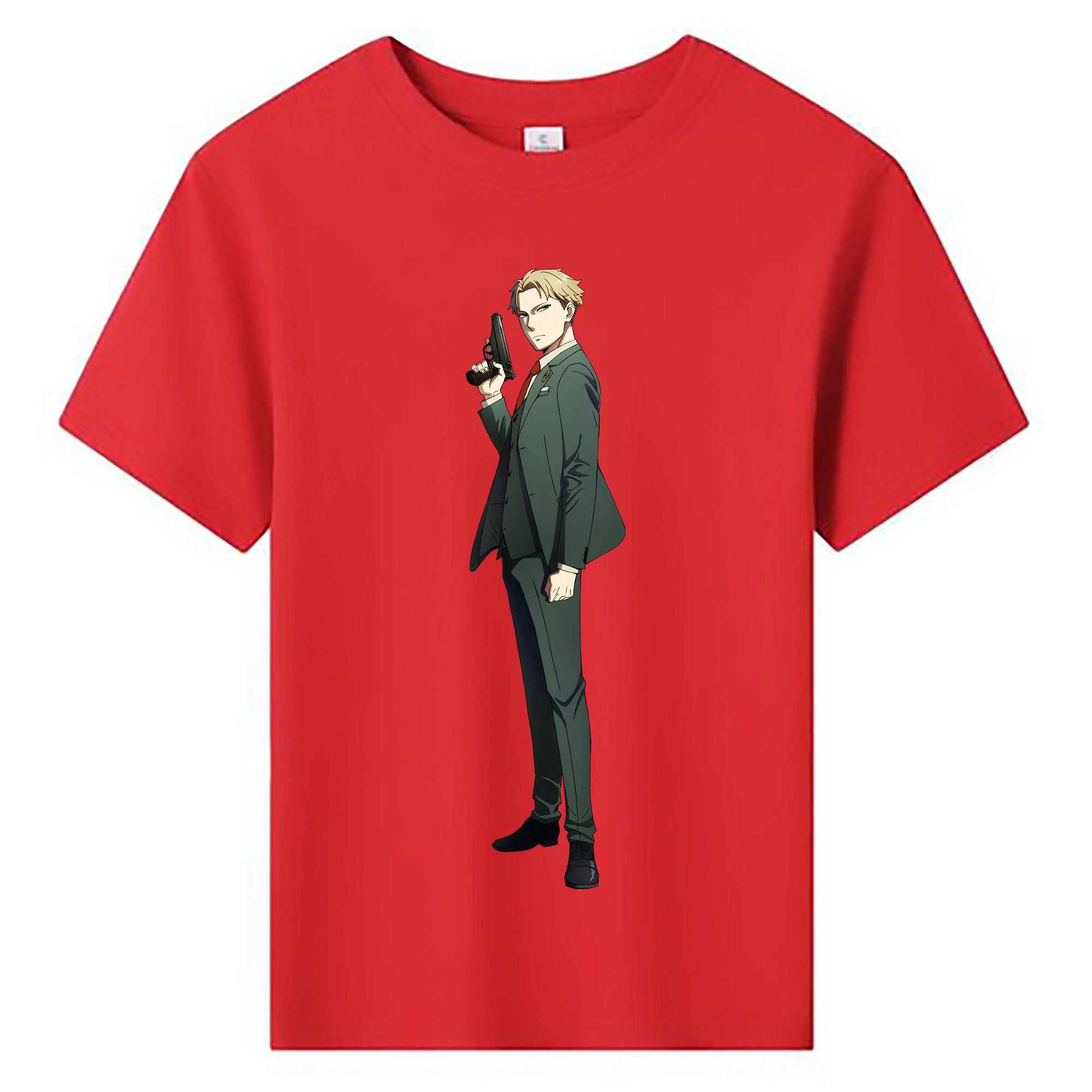 （画像用） SPY×FAMILY间谍家家酒 綿100％キッズTシャツ（フロントプリント）