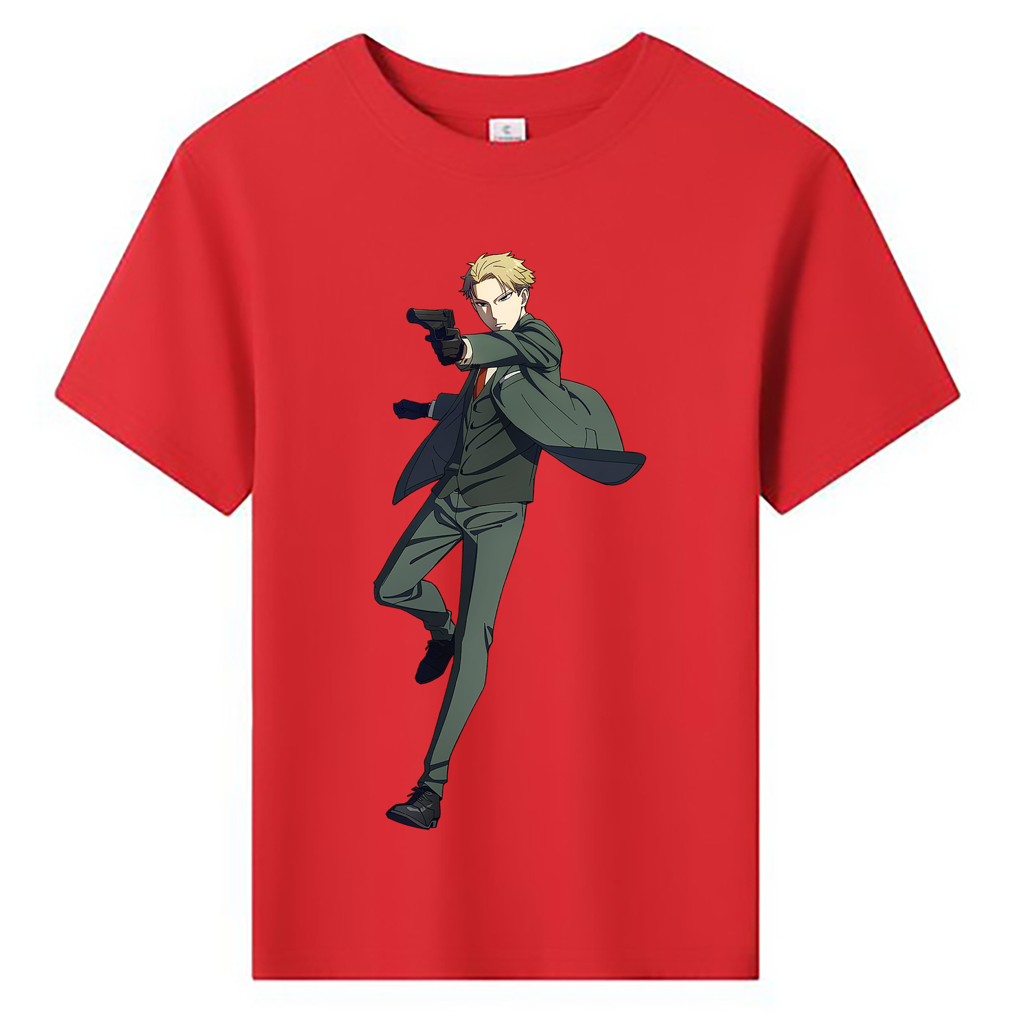 （画像用） SPY×FAMILY间谍家家酒 綿100％キッズTシャツ（フロントプリント）
