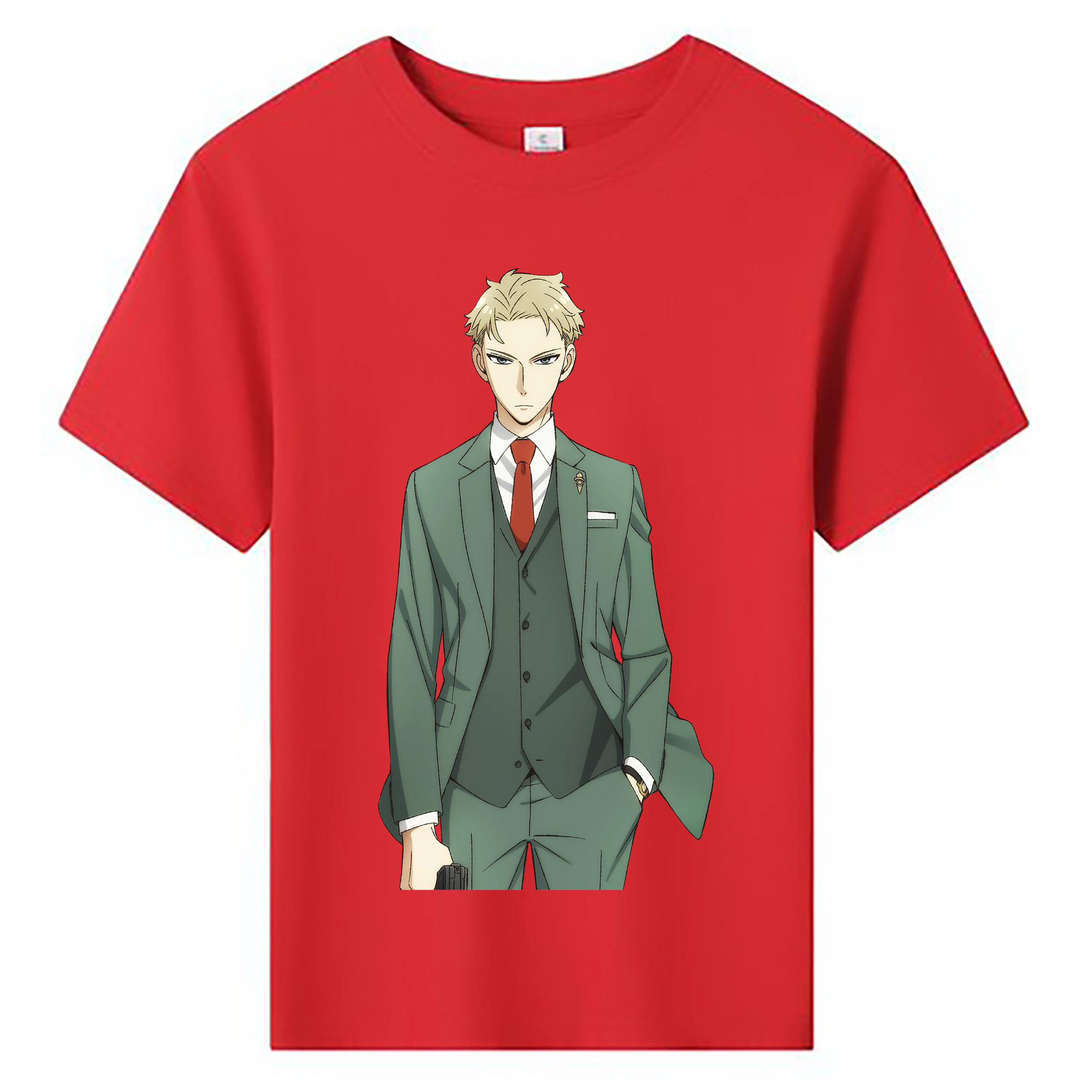 （画像用） SPY×FAMILY间谍家家酒 綿100％キッズTシャツ（フロントプリント）