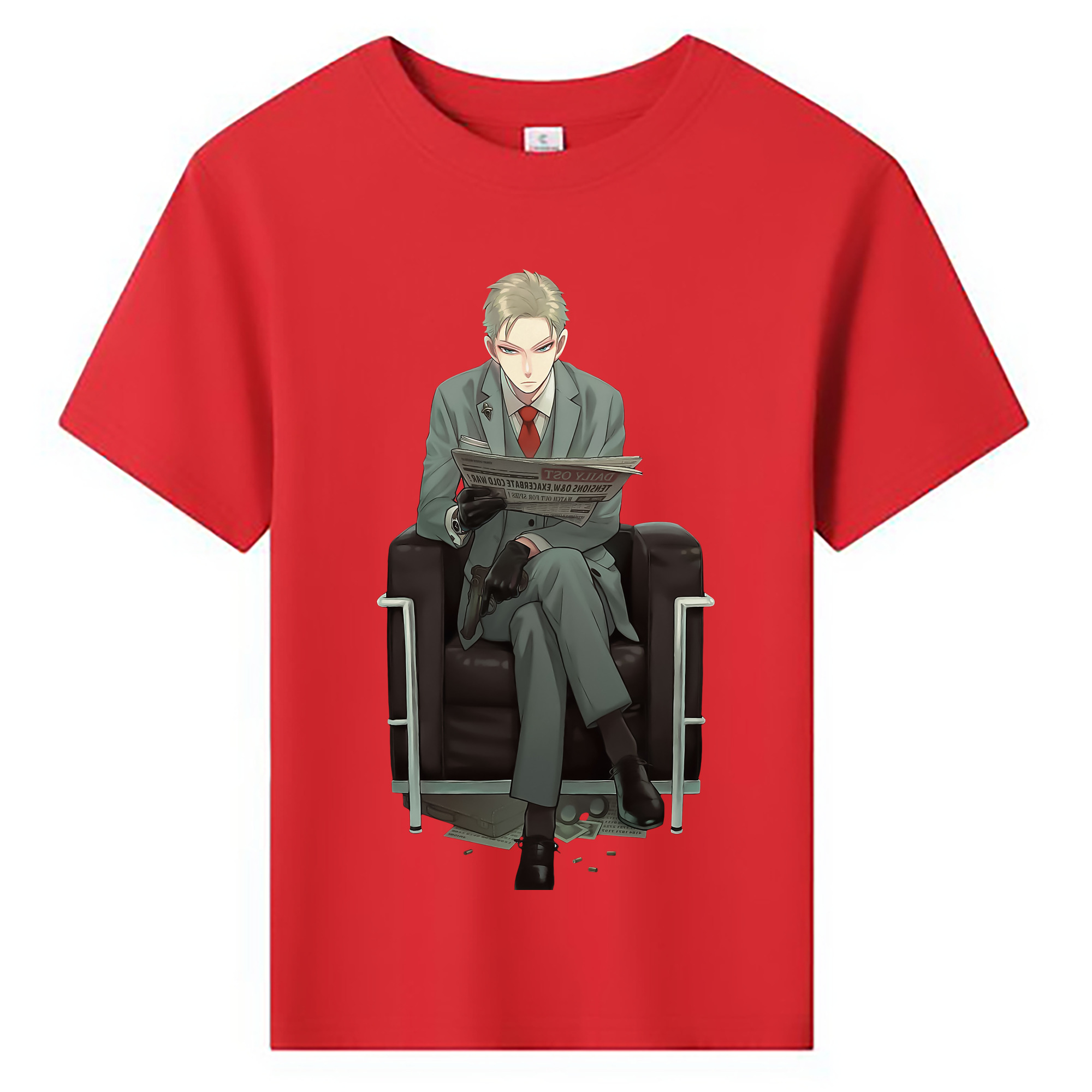 （画像用） SPY×FAMILY间谍家家酒 綿100％キッズTシャツ（フロントプリント）