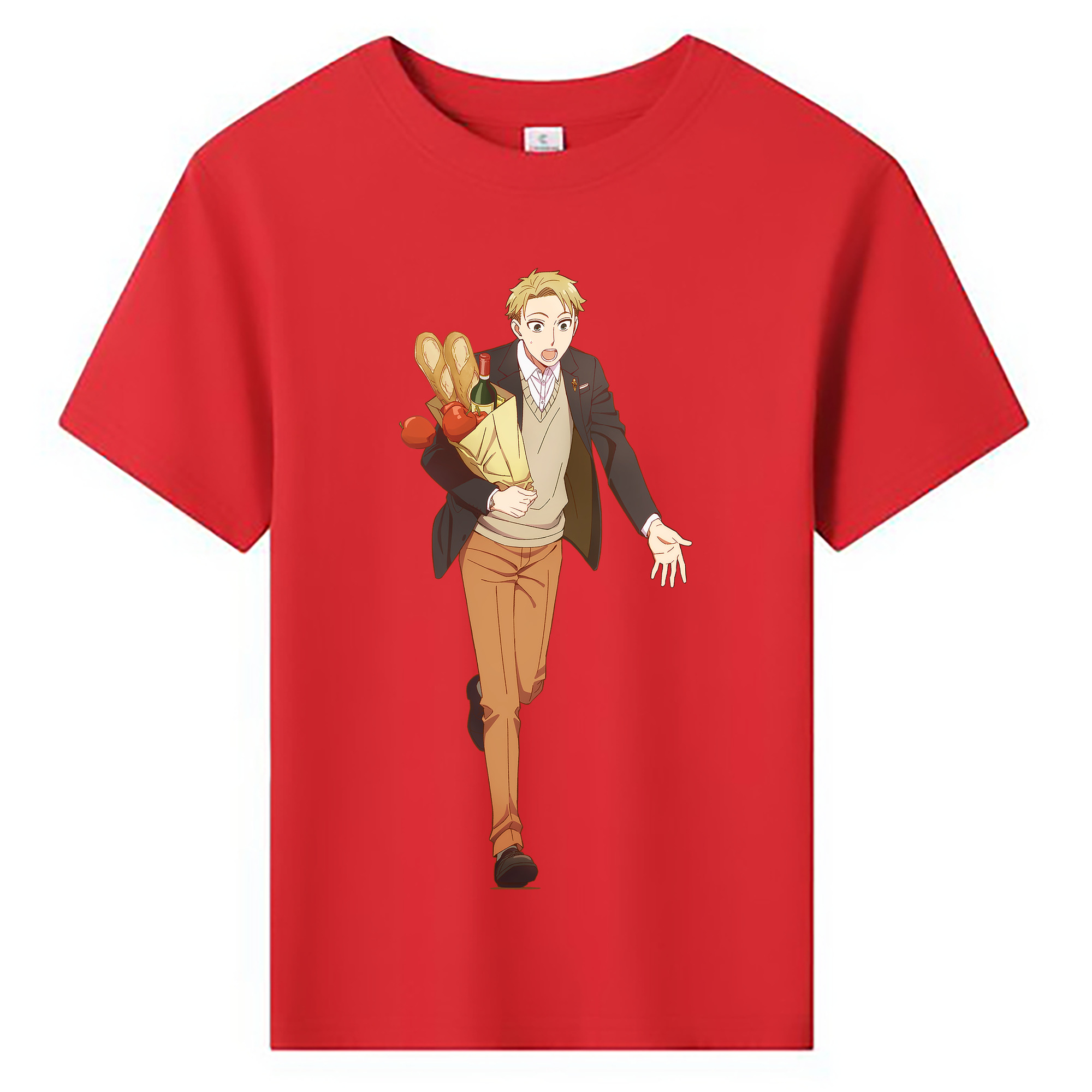 （画像用） SPY×FAMILY间谍家家酒 綿100％キッズTシャツ（フロントプリント）