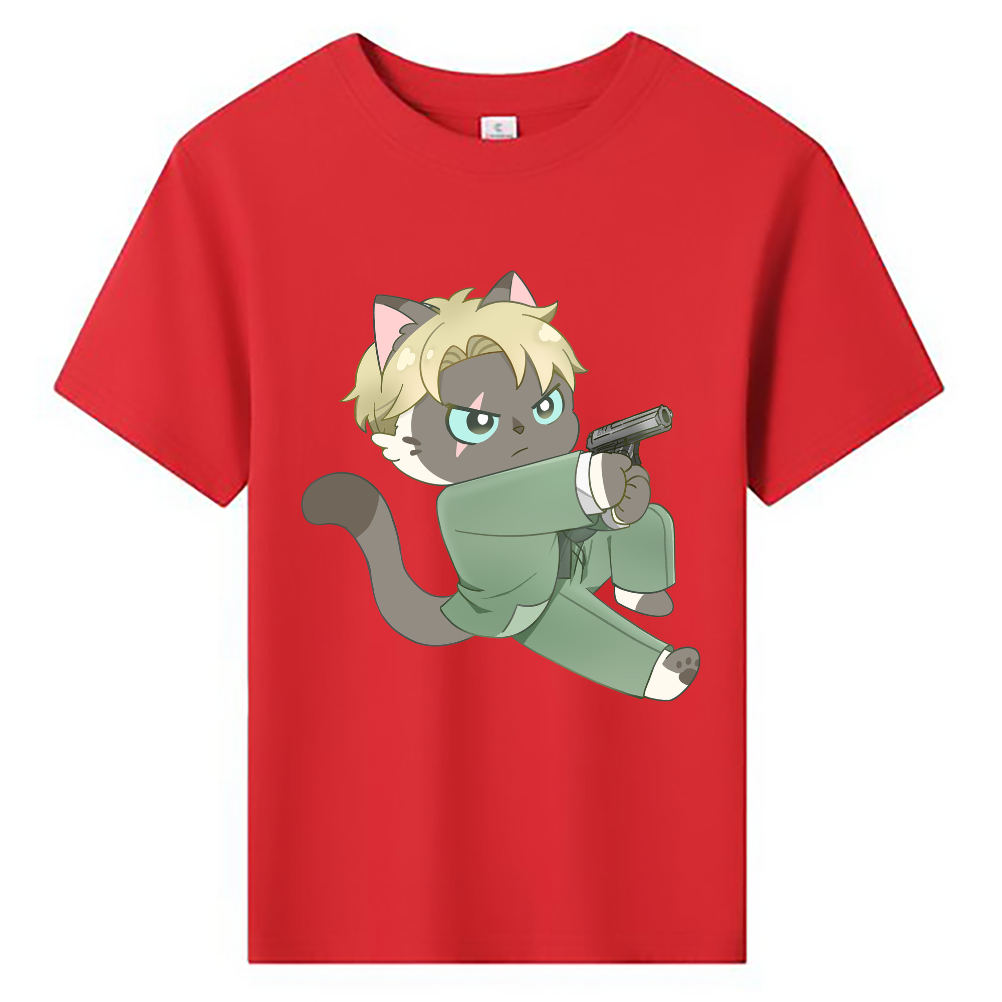 （画像用） SPY×FAMILY间谍家家酒 綿100％キッズTシャツ（フロントプリント）