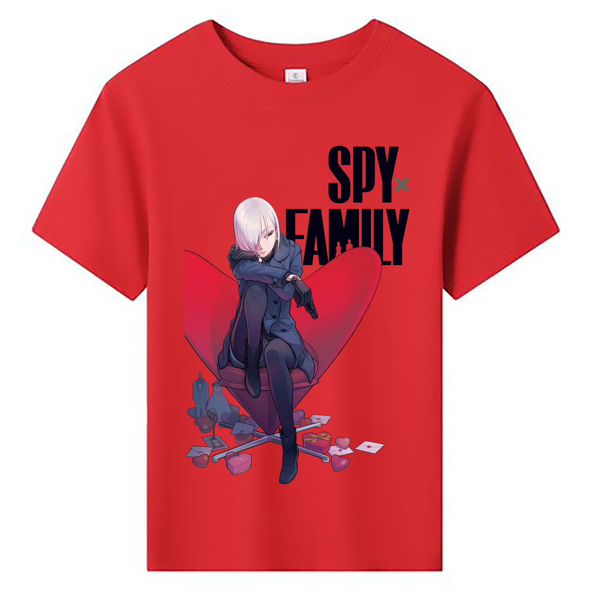 （画像用） SPY×FAMILY间谍家家酒 綿100％キッズTシャツ（フロントプリント）