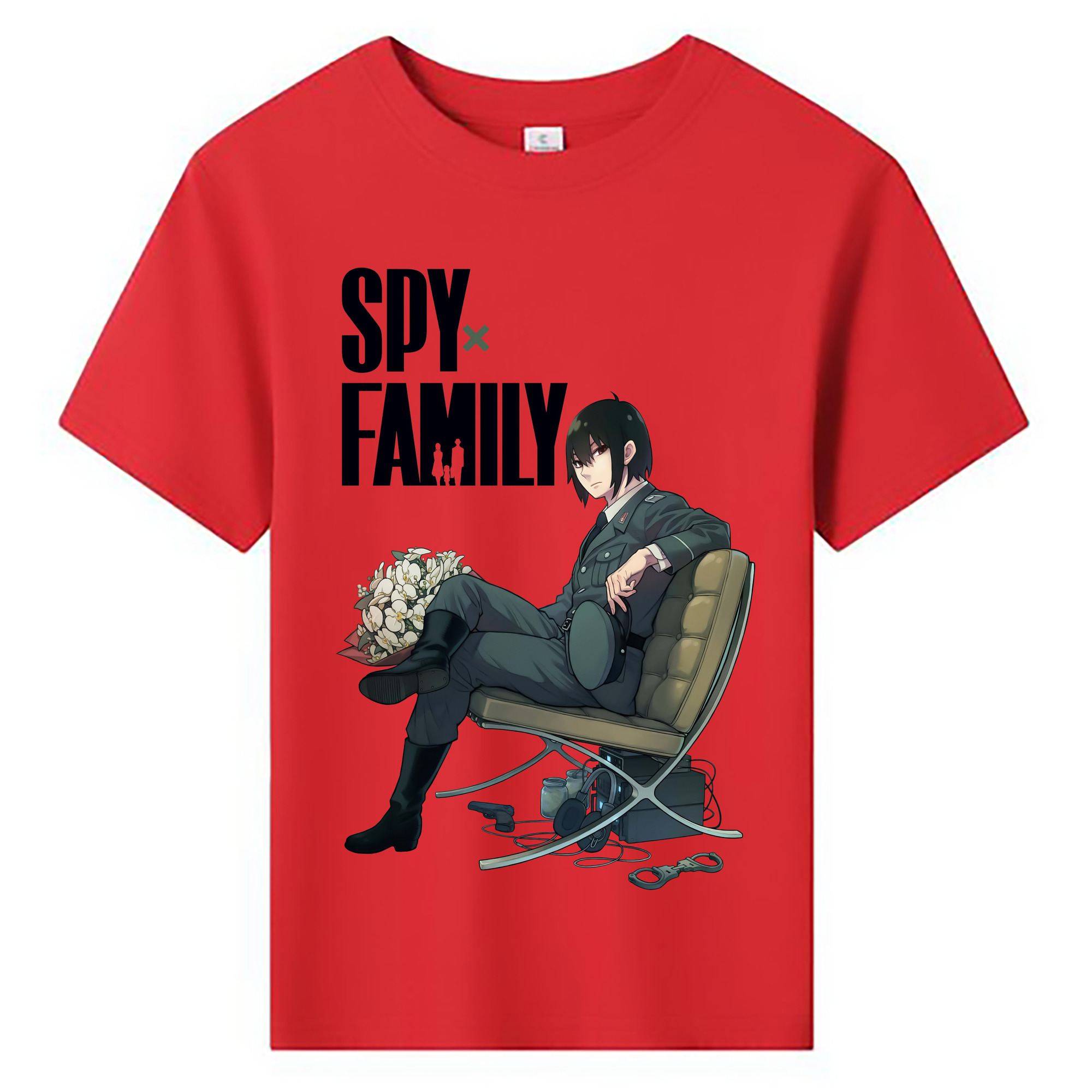 （画像用） SPY×FAMILY间谍家家酒 綿100％キッズTシャツ（フロントプリント）