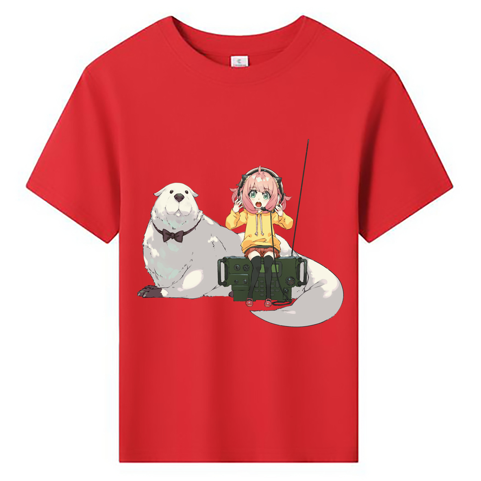 （画像用） SPY×FAMILY间谍家家酒 綿100％キッズTシャツ（フロントプリント）