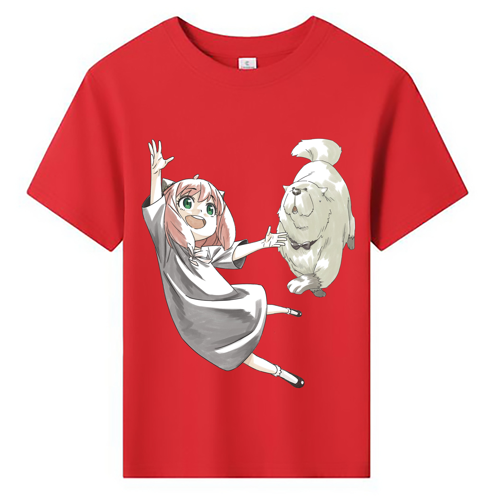 （画像用） SPY×FAMILY间谍家家酒 綿100％キッズTシャツ（フロントプリント）